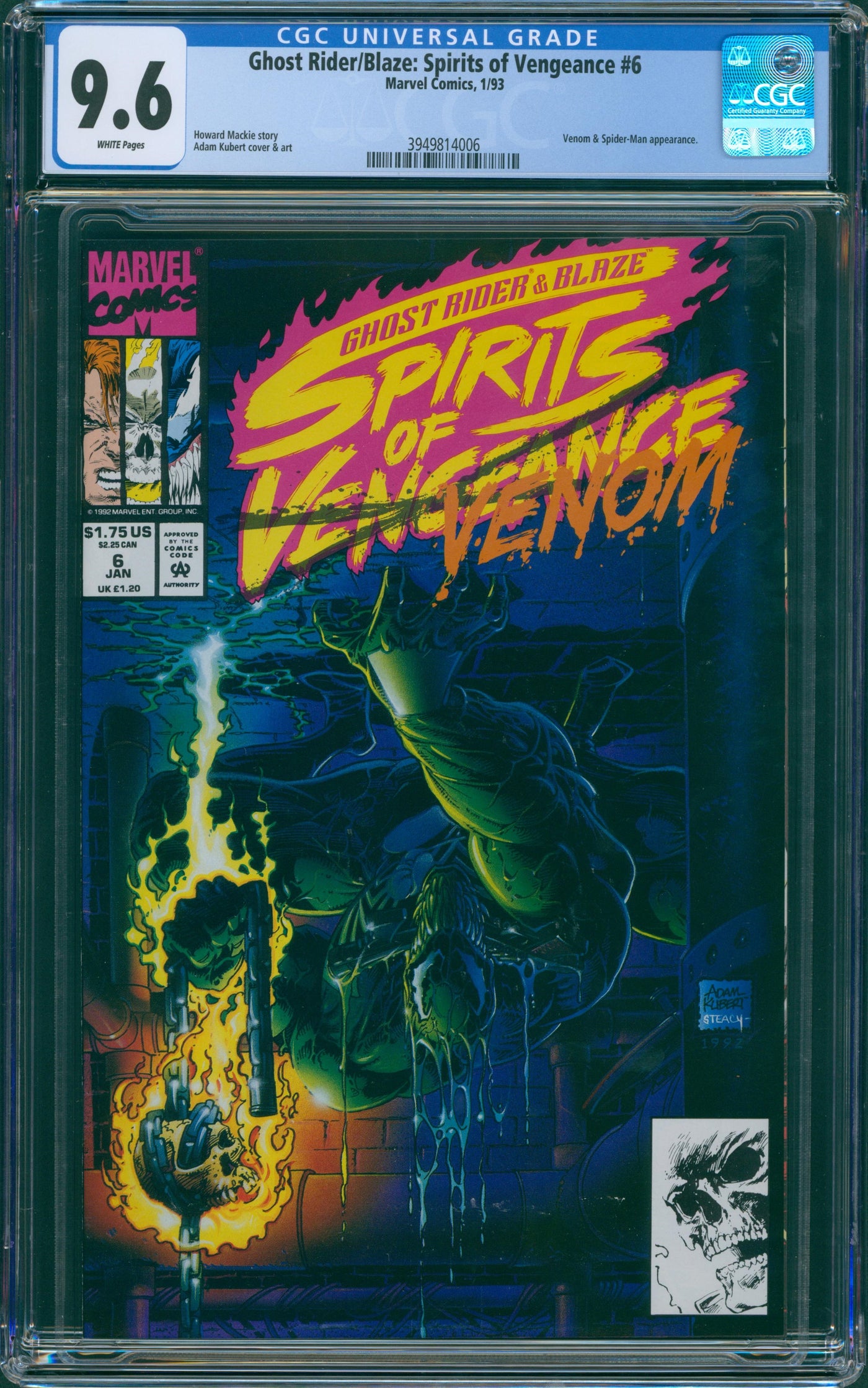 Ghost Rider blaze spirit of vengeance #6 CGC 9.6