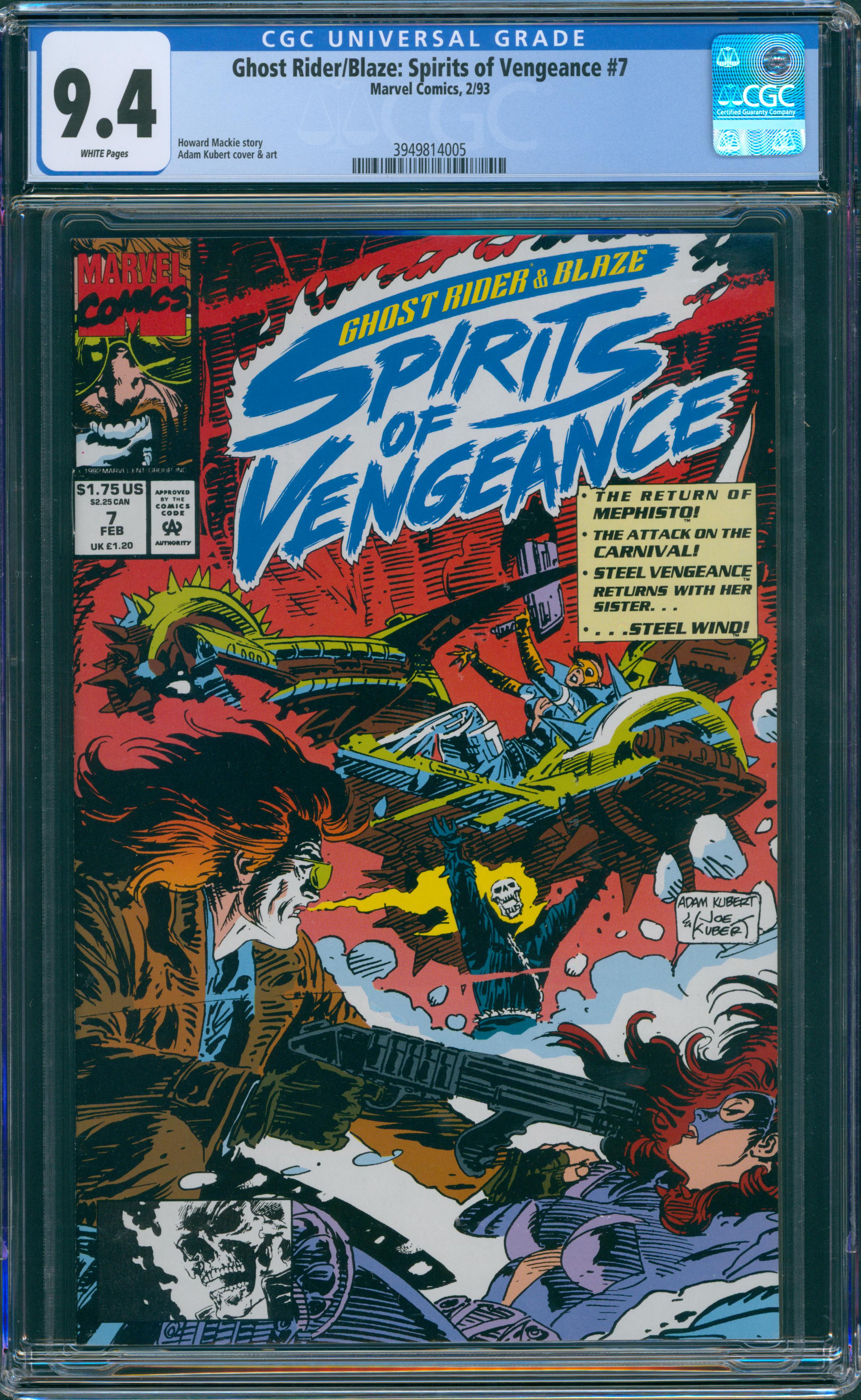 Ghost Rider/Blaze: Spirits of Vengeance #7 CGC 9.4