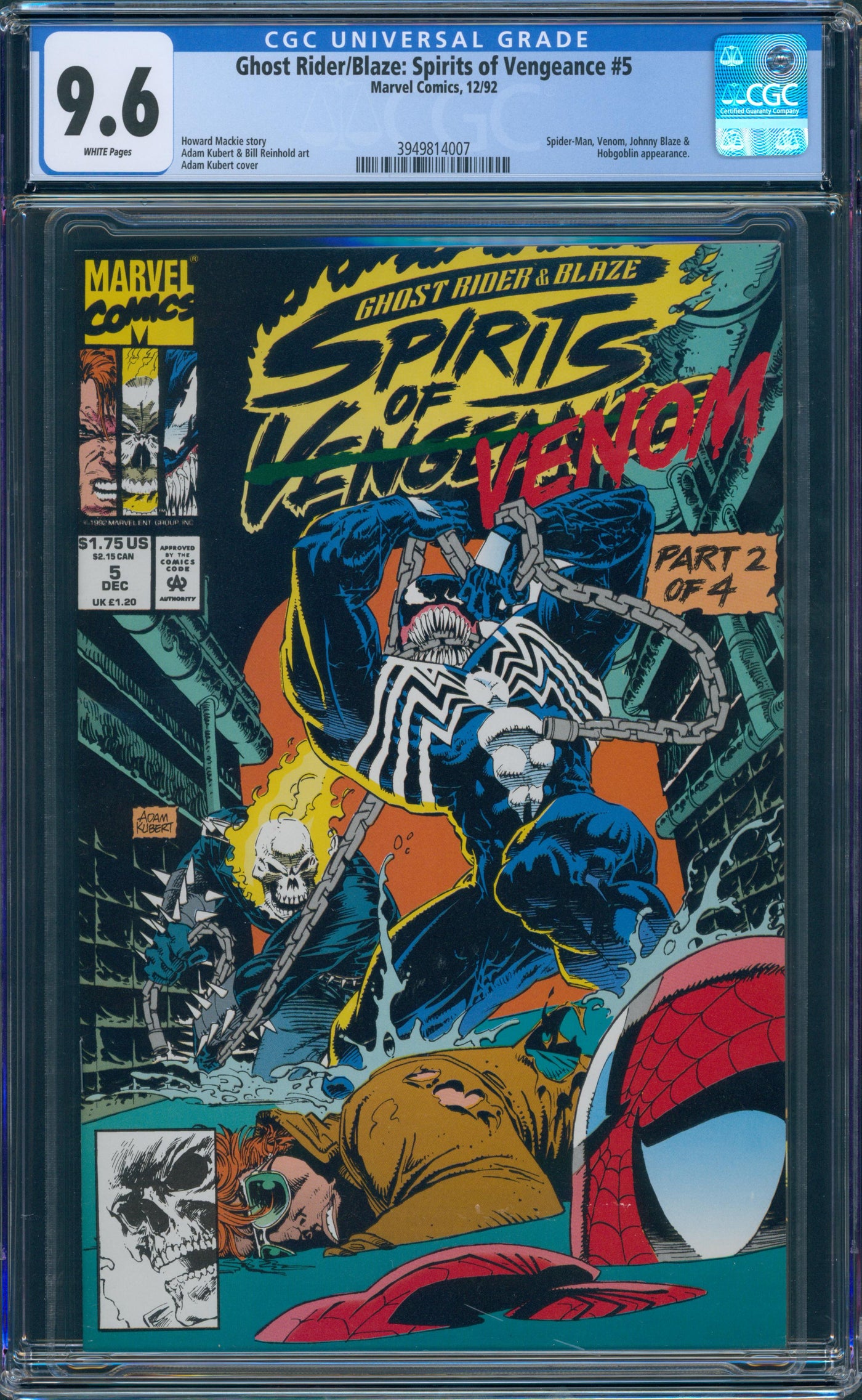 Ghost rider blaze spirits of vengeance #5 CGC 9.6