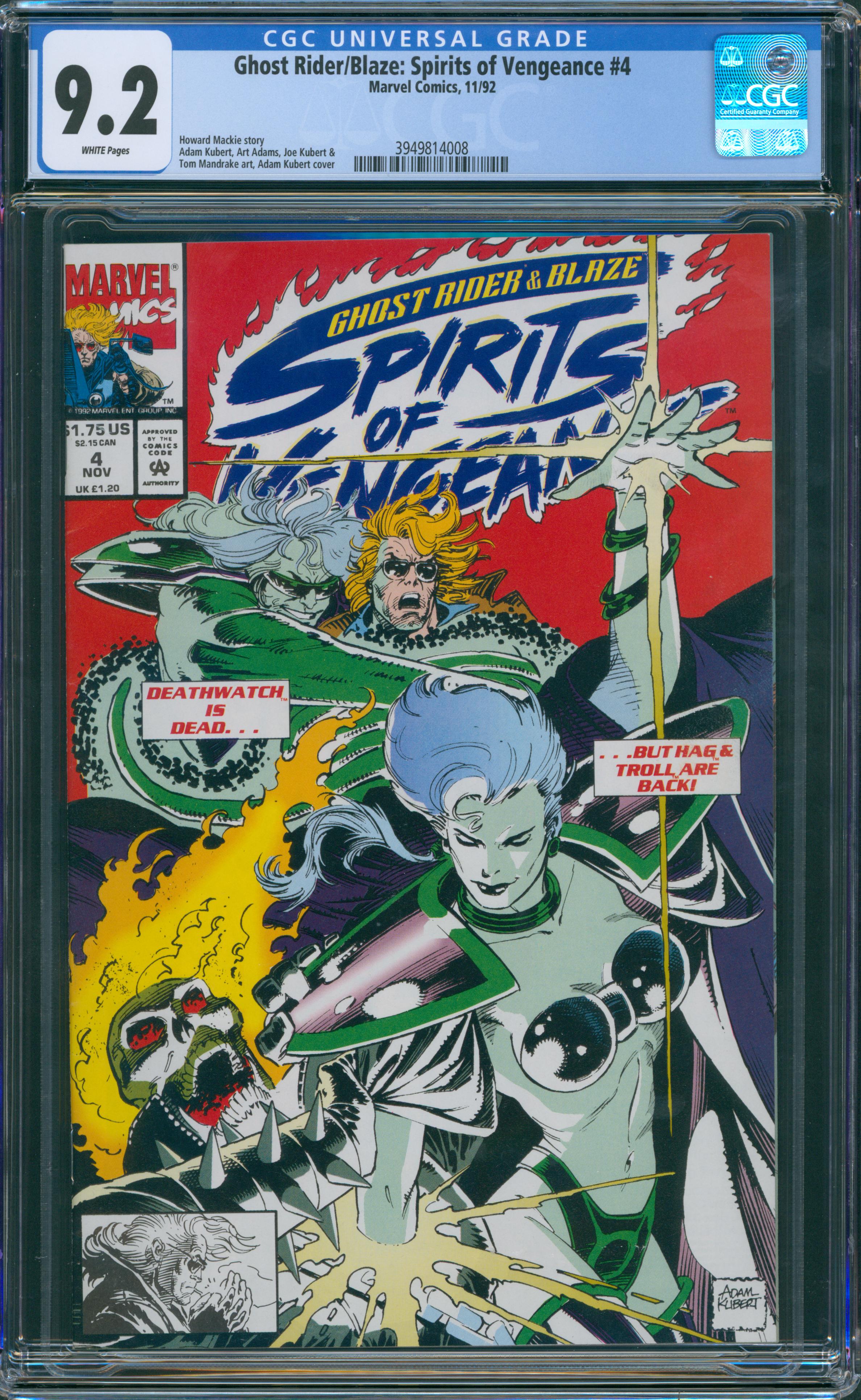 Ghost Rider/Blaze: Spirits of Vengeance #4 CGC 9.2
