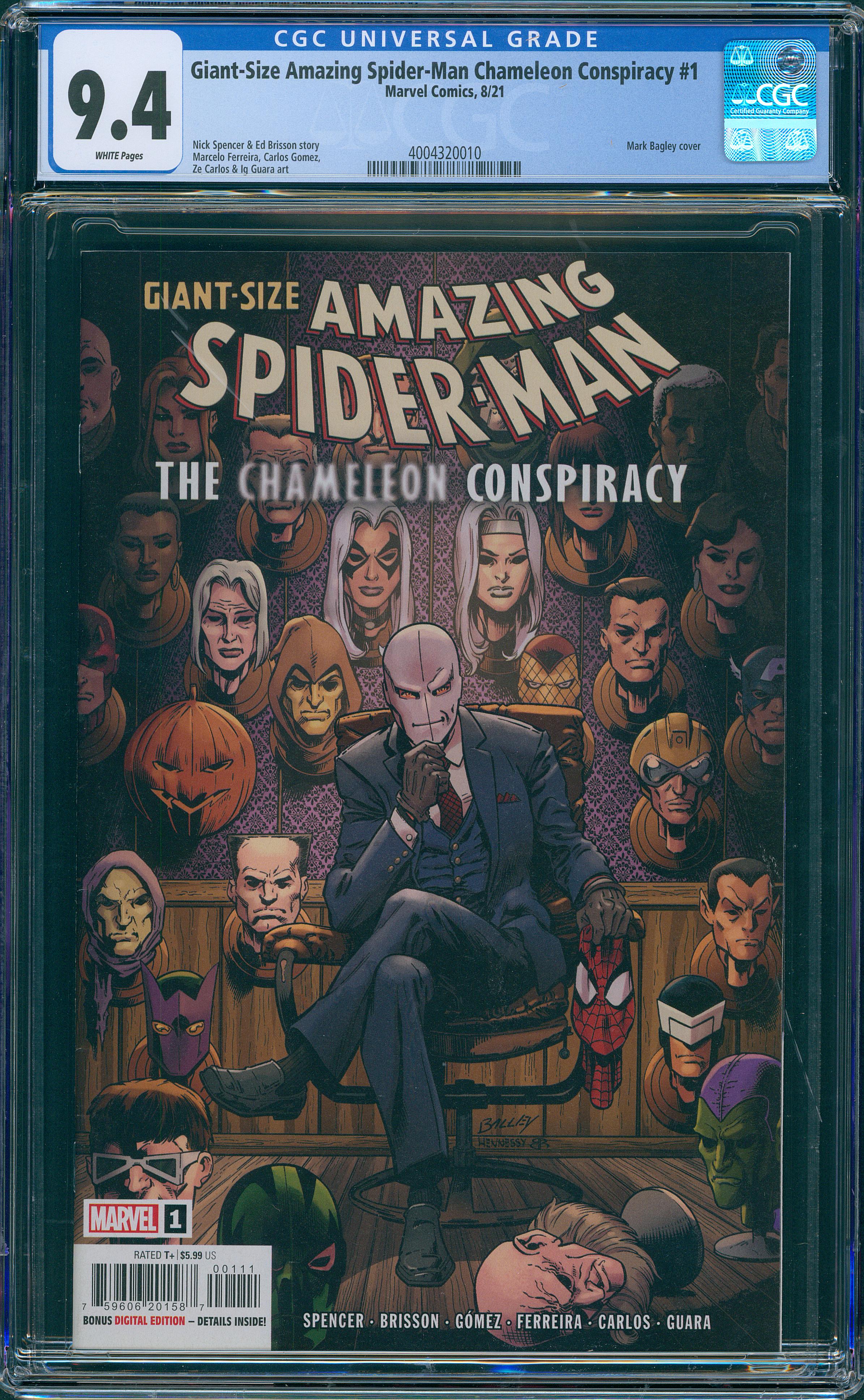 Giant-Size Amazing Spiderman Chameleon Conspiracy #1 CGC 9.4