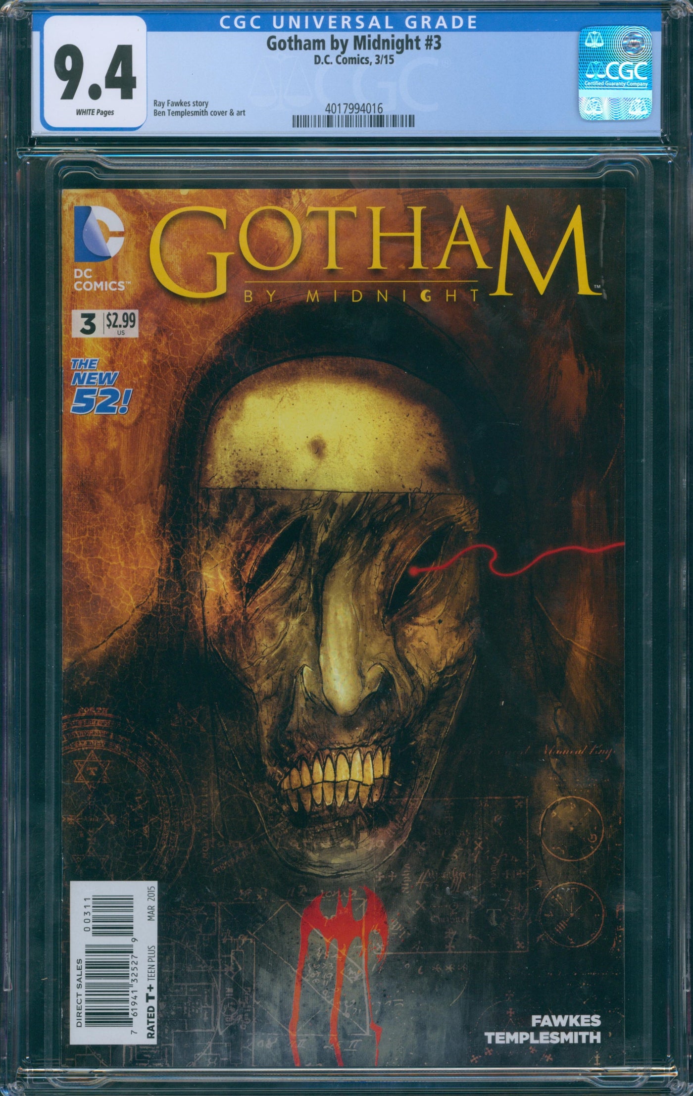 Gotham by Midnight #3 CGC 9.4