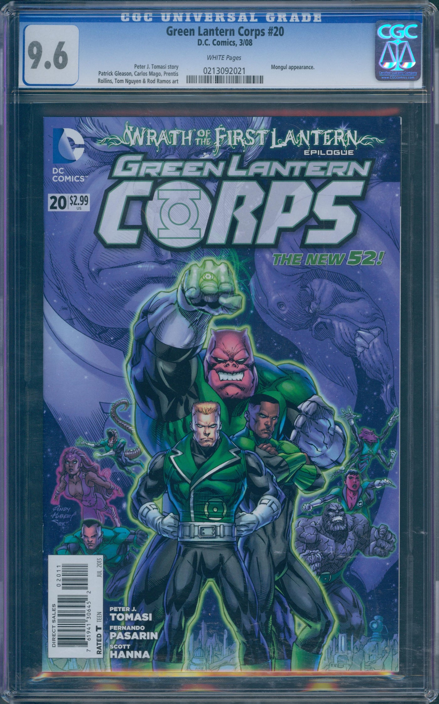 Green Lantern Corp #20 CGC 9.6