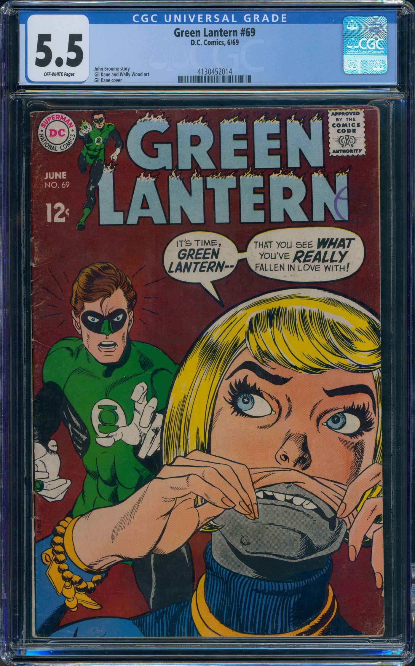 Green Lantern #69 CGC 5.5