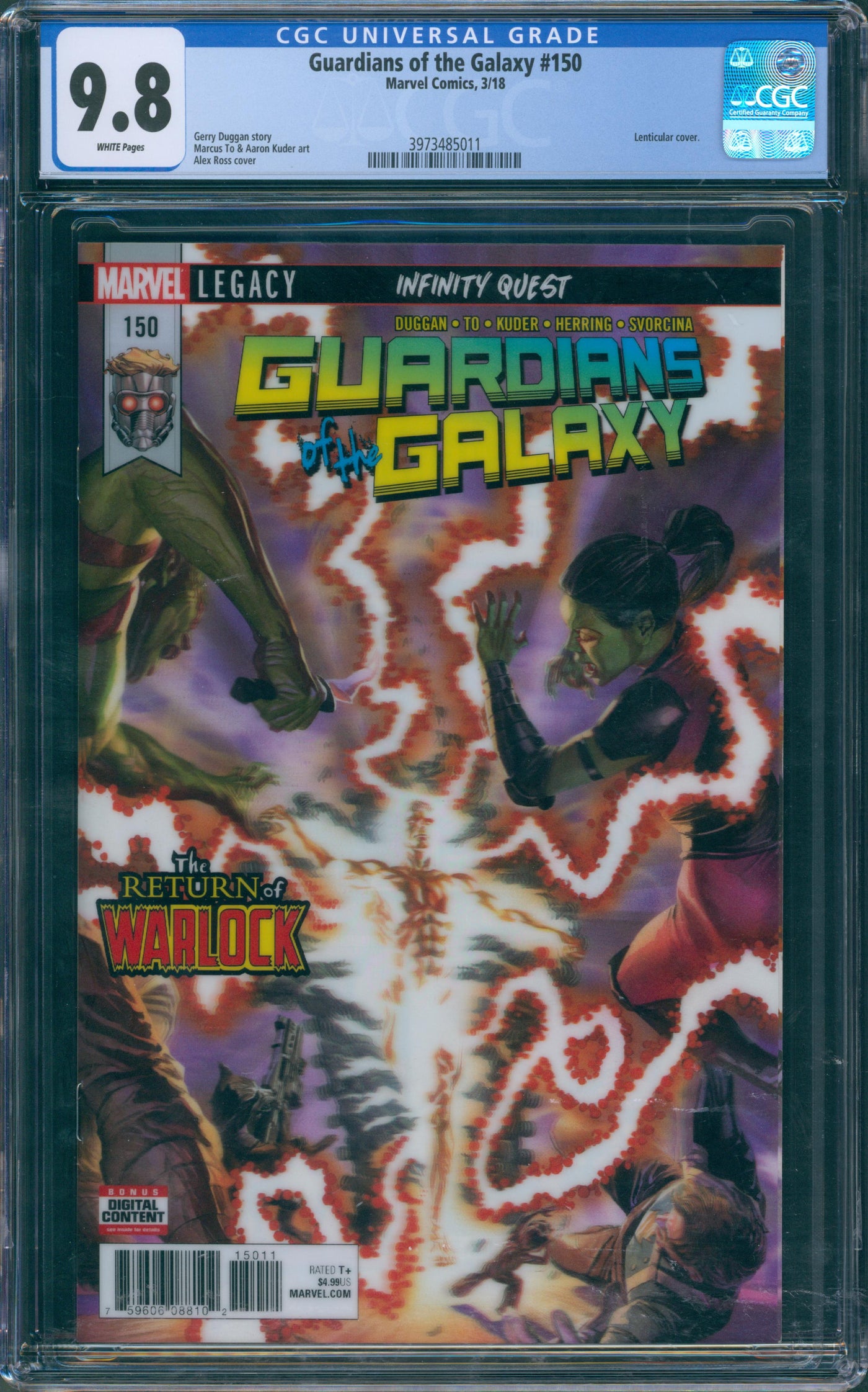 Guardians of the Galaxy #150 CGC 9.8