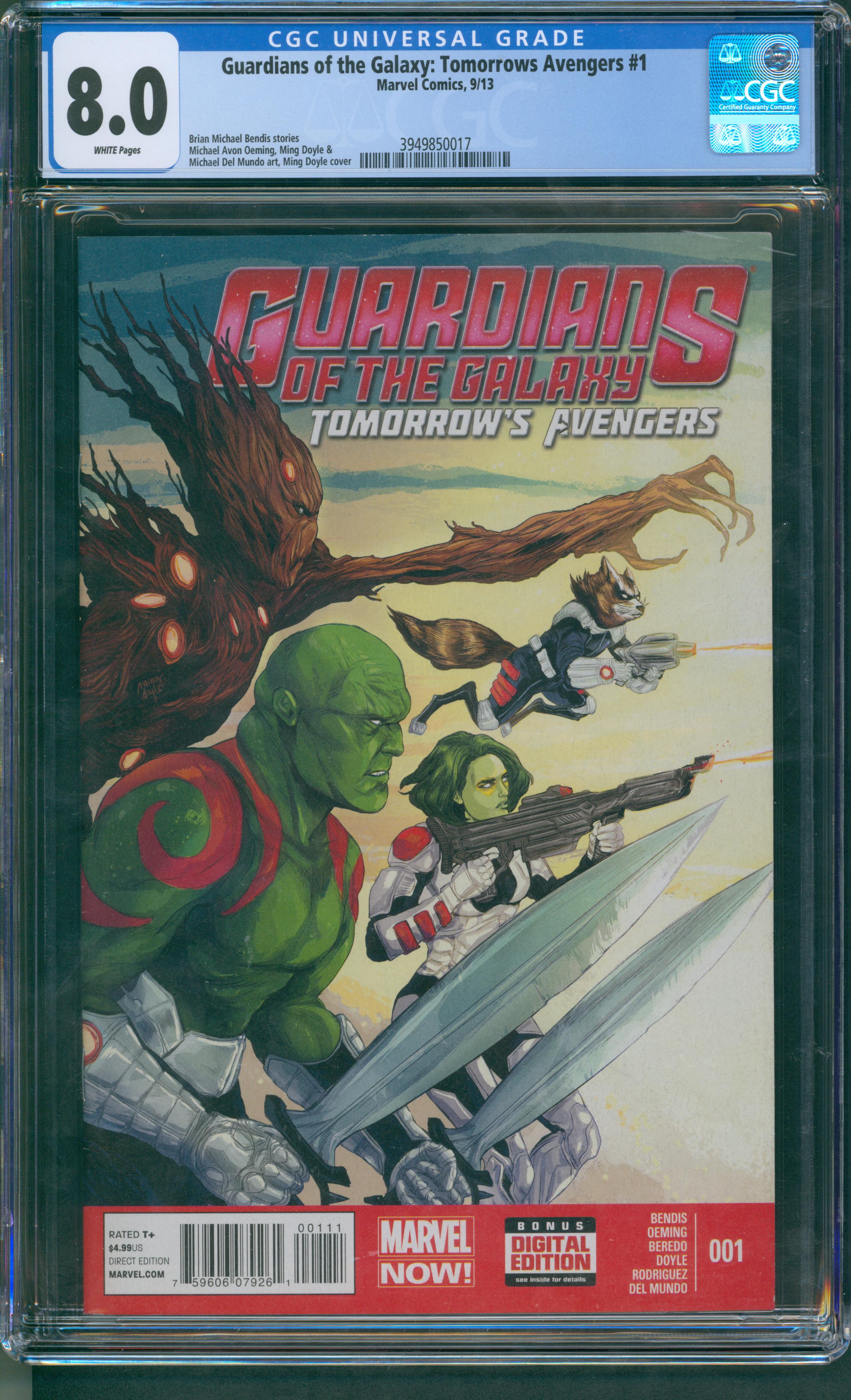 Guardians of the Galaxy: Tomorrows Avengers #1 CGC 8.0