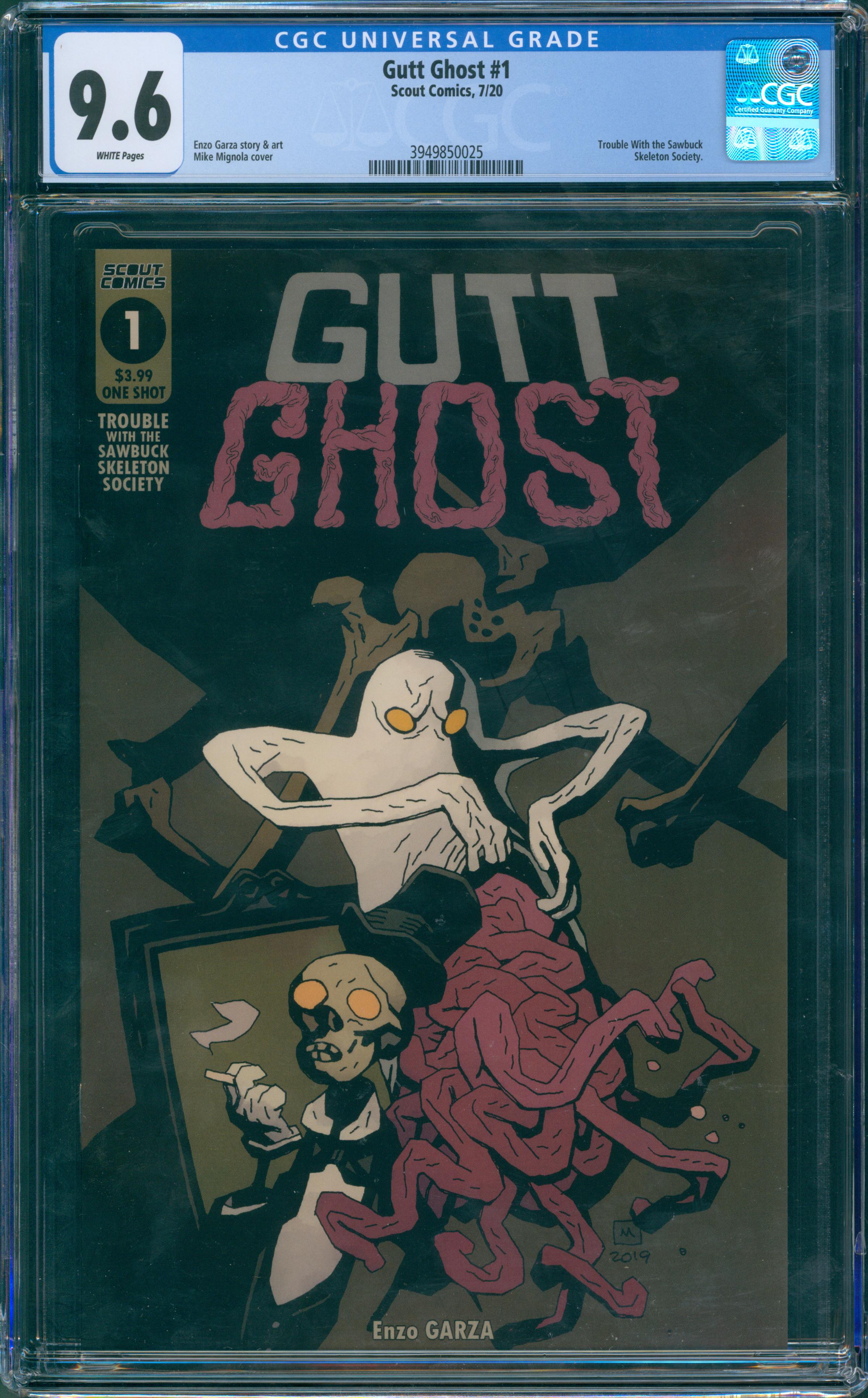 Gutt Ghost #1 CGC 9.6