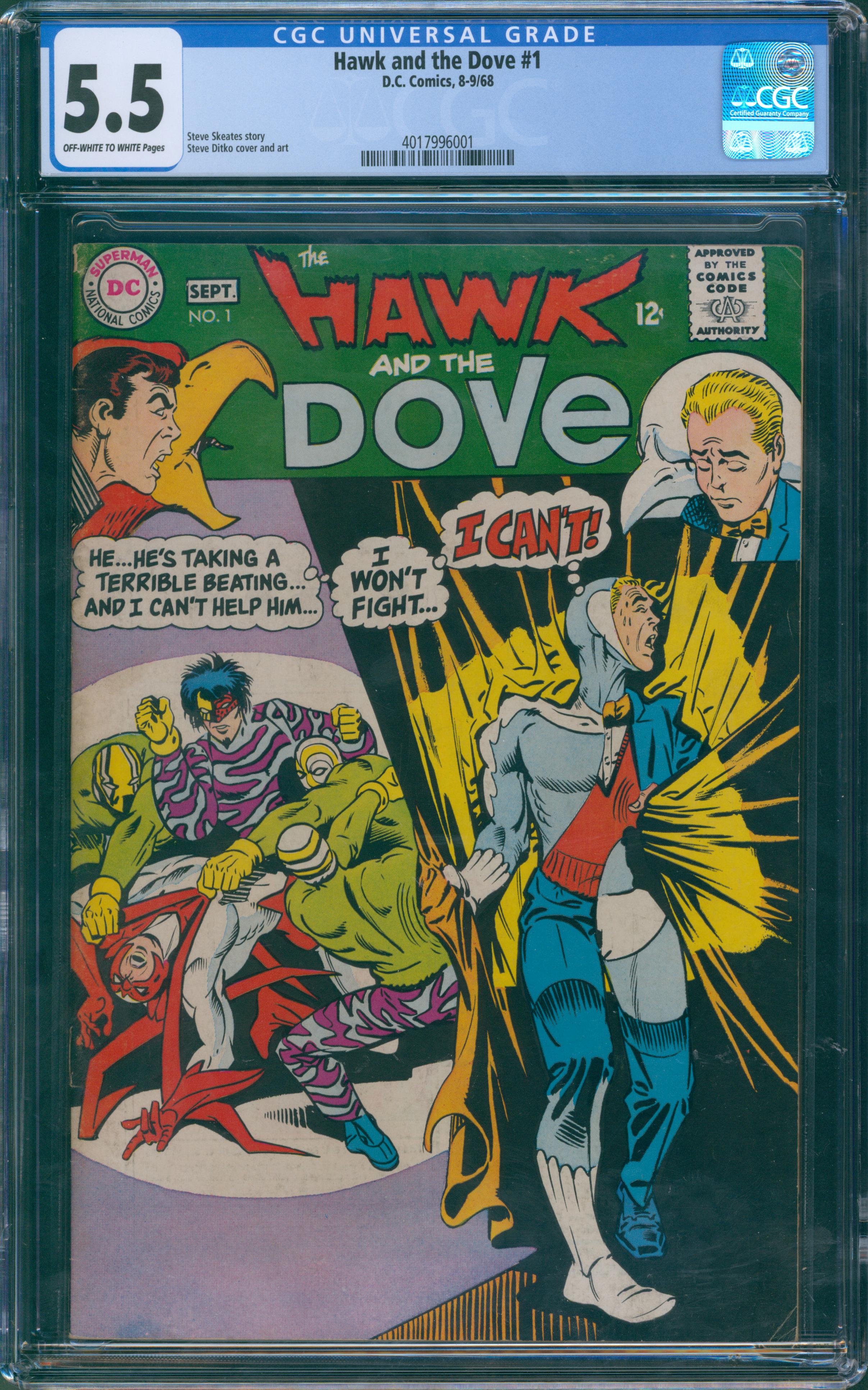 Hawk and Dove #1 CGC 5.5