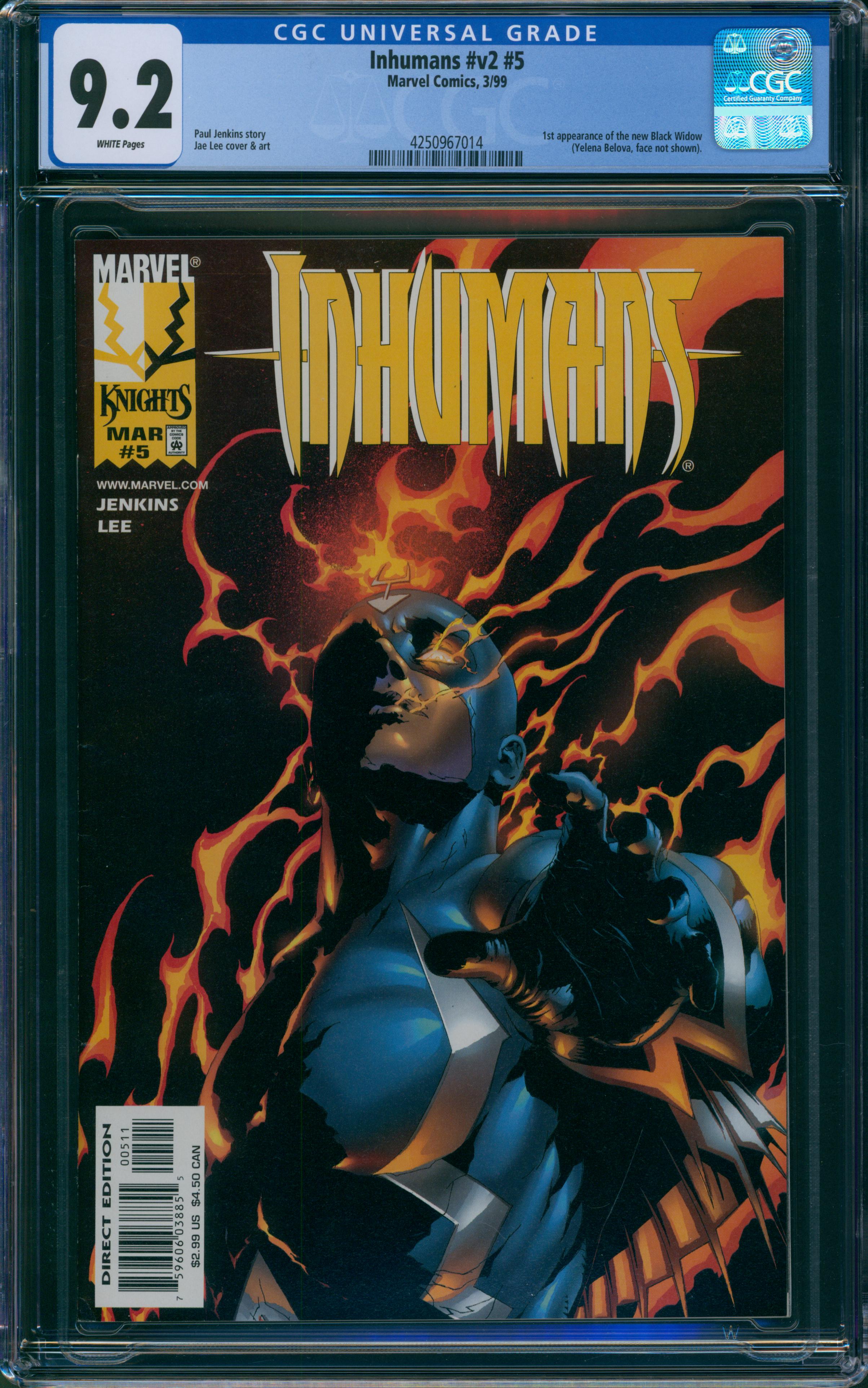Inhumans #v2 #5 CGC 9.2