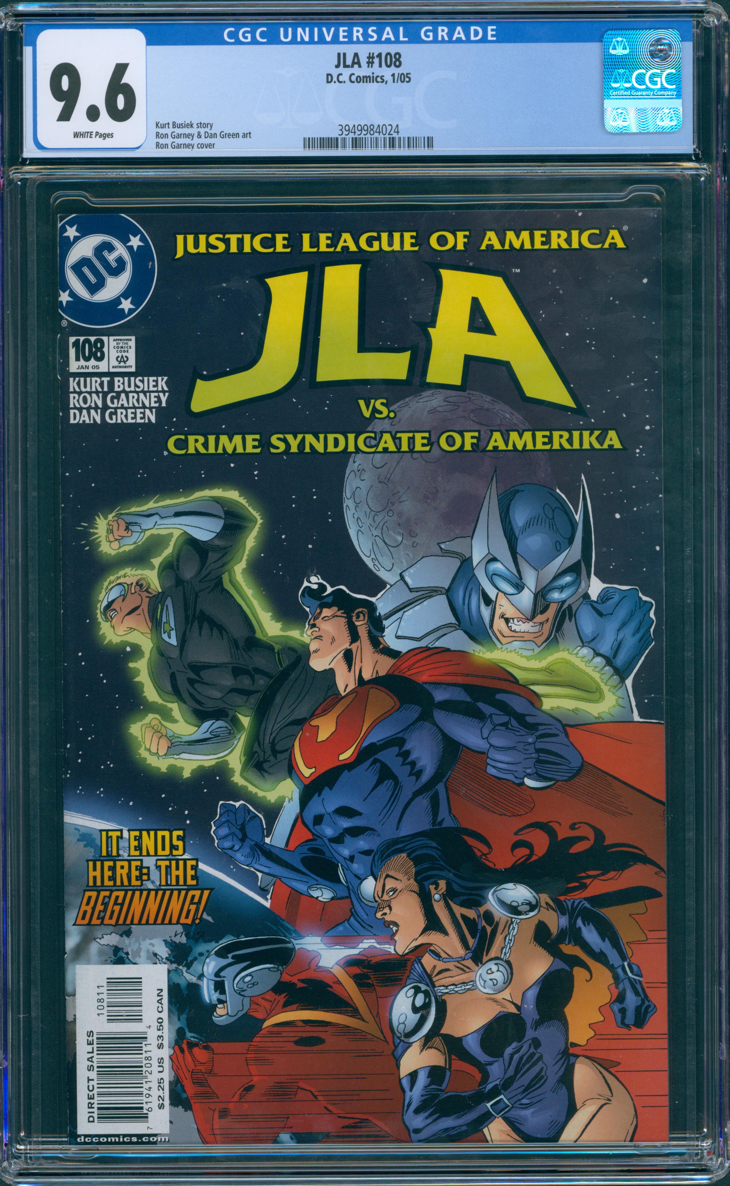 JLA #108 CGC 9.6