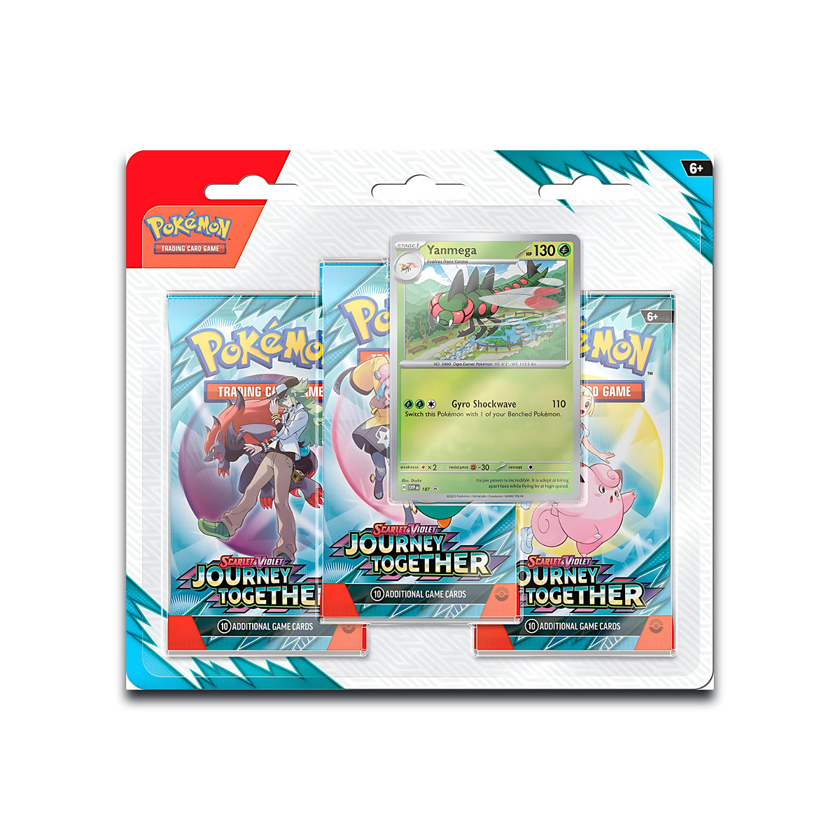 Scarlet and Violet Journey Together 3 Pack Blister Yanmega