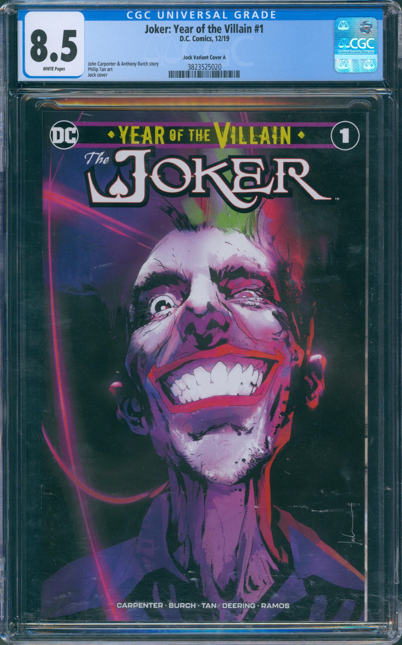 Joker Year of the villain #1 CGC 8.5