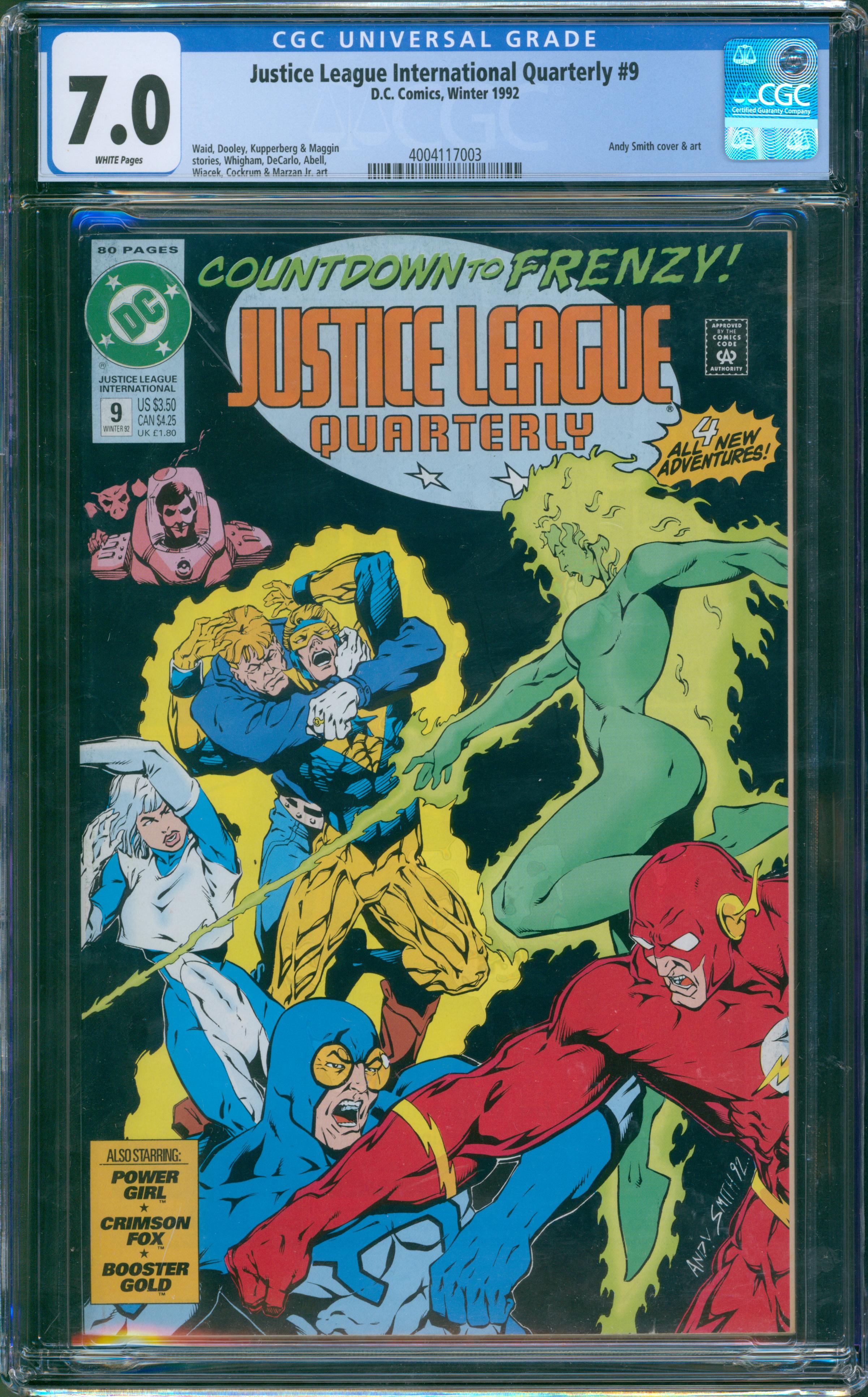 Justice League International Quarterly #9 CGC 7.0