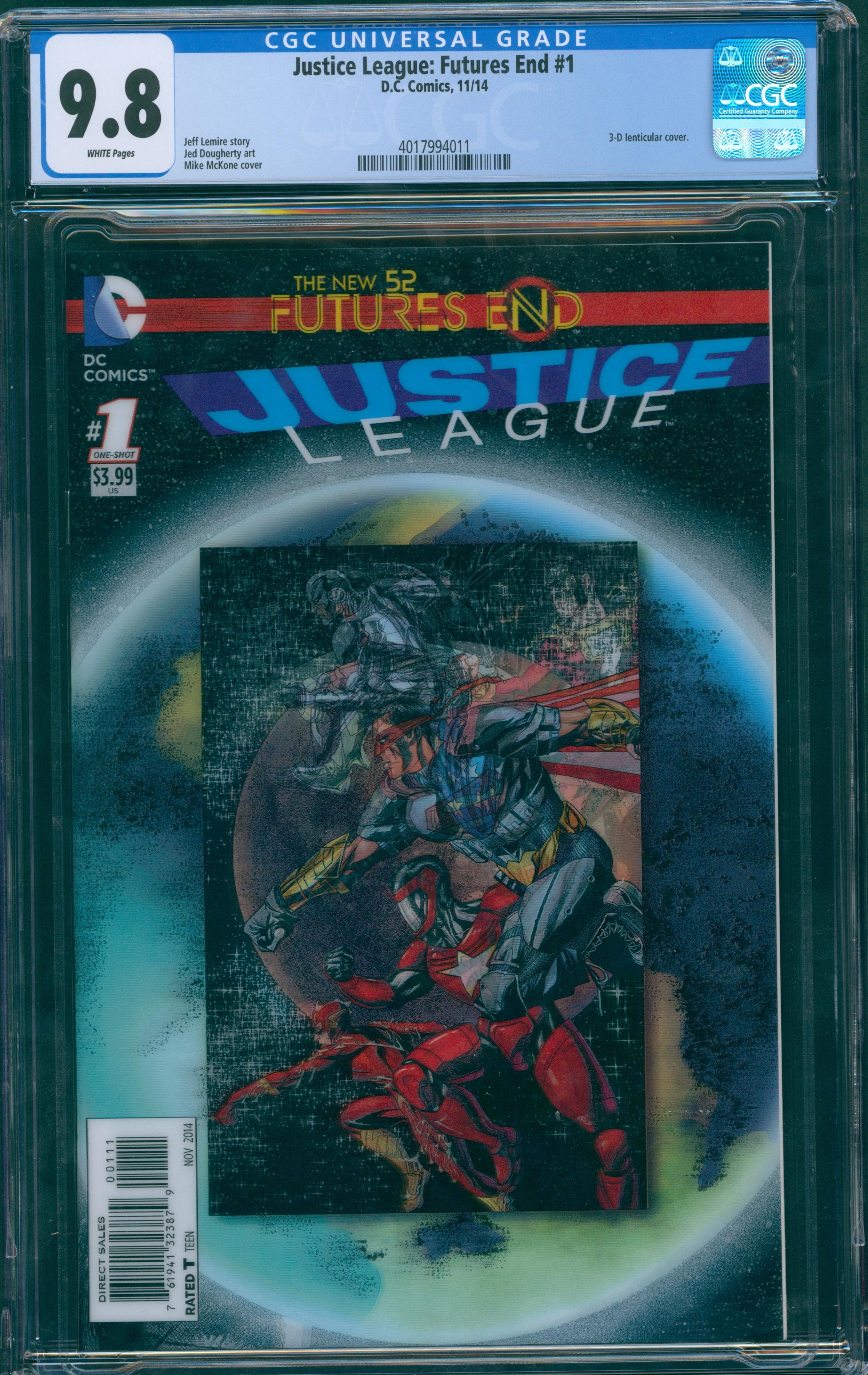 Justice League: Futures End #1 CGC 9.8