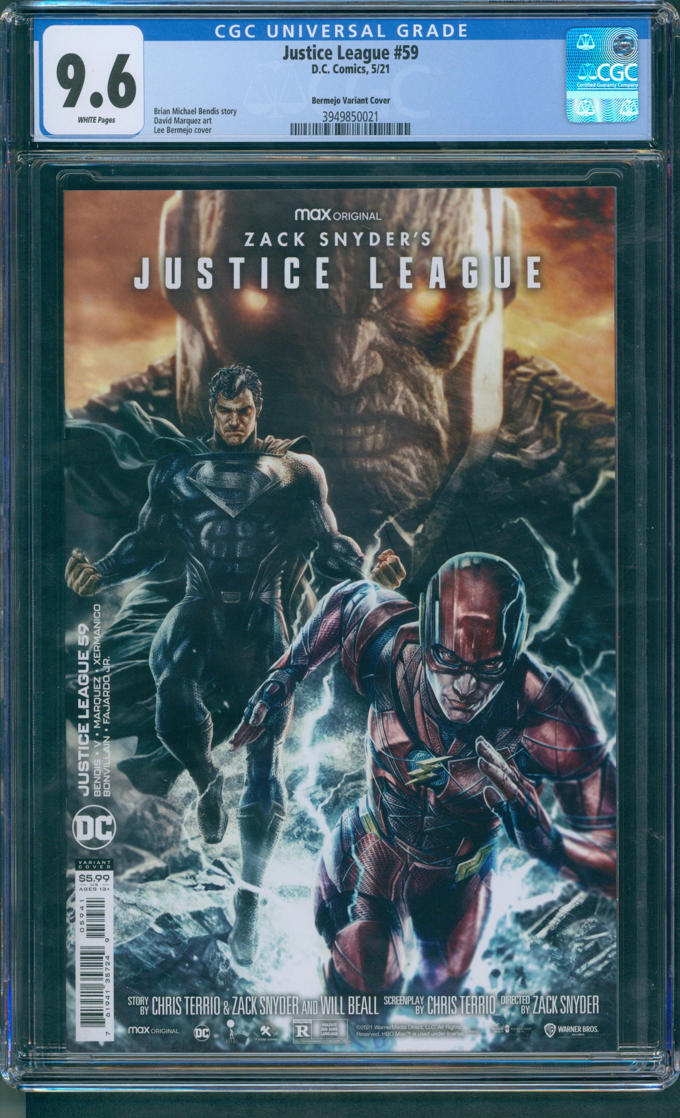 Justice league #59 CGC 9.6