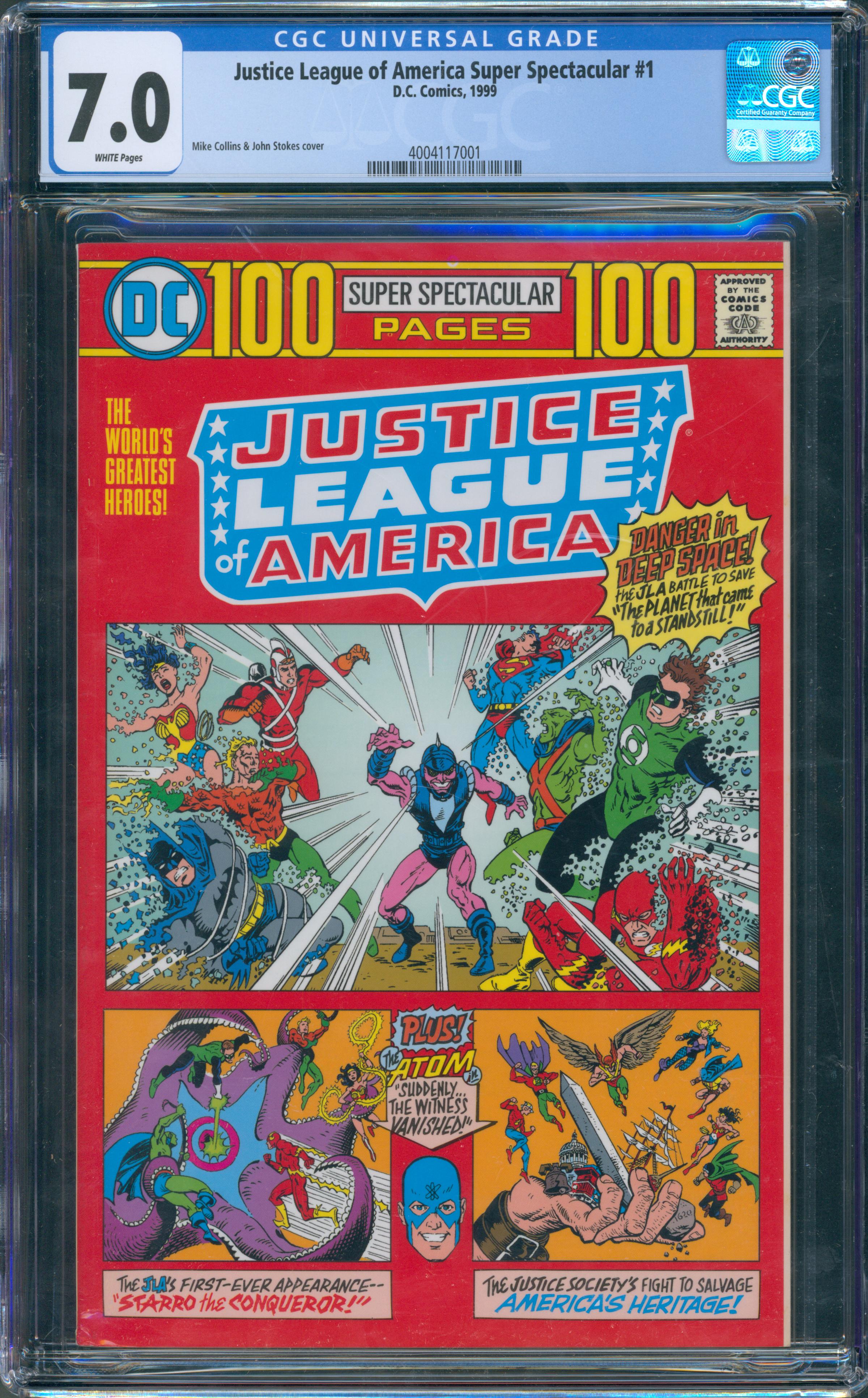 Justice League of America Super Spectacular #1 CGC 7.0