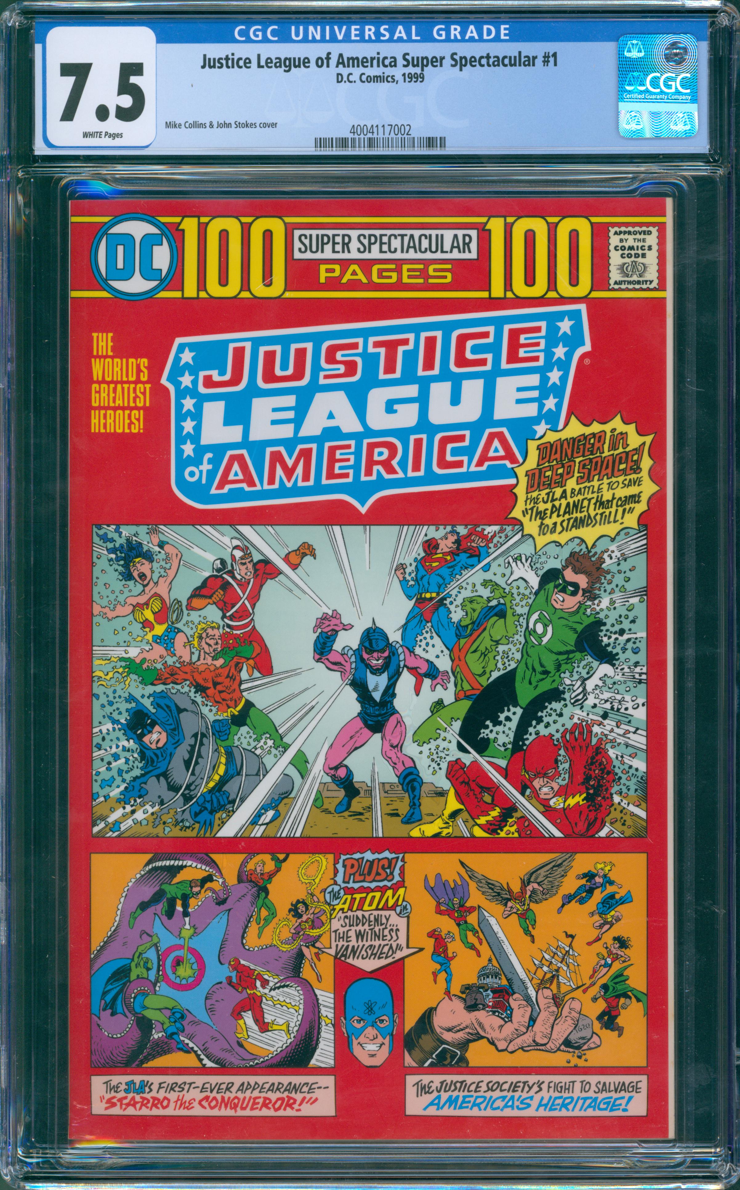 Justice League of America Super Spectacular #1 CGC 7.5