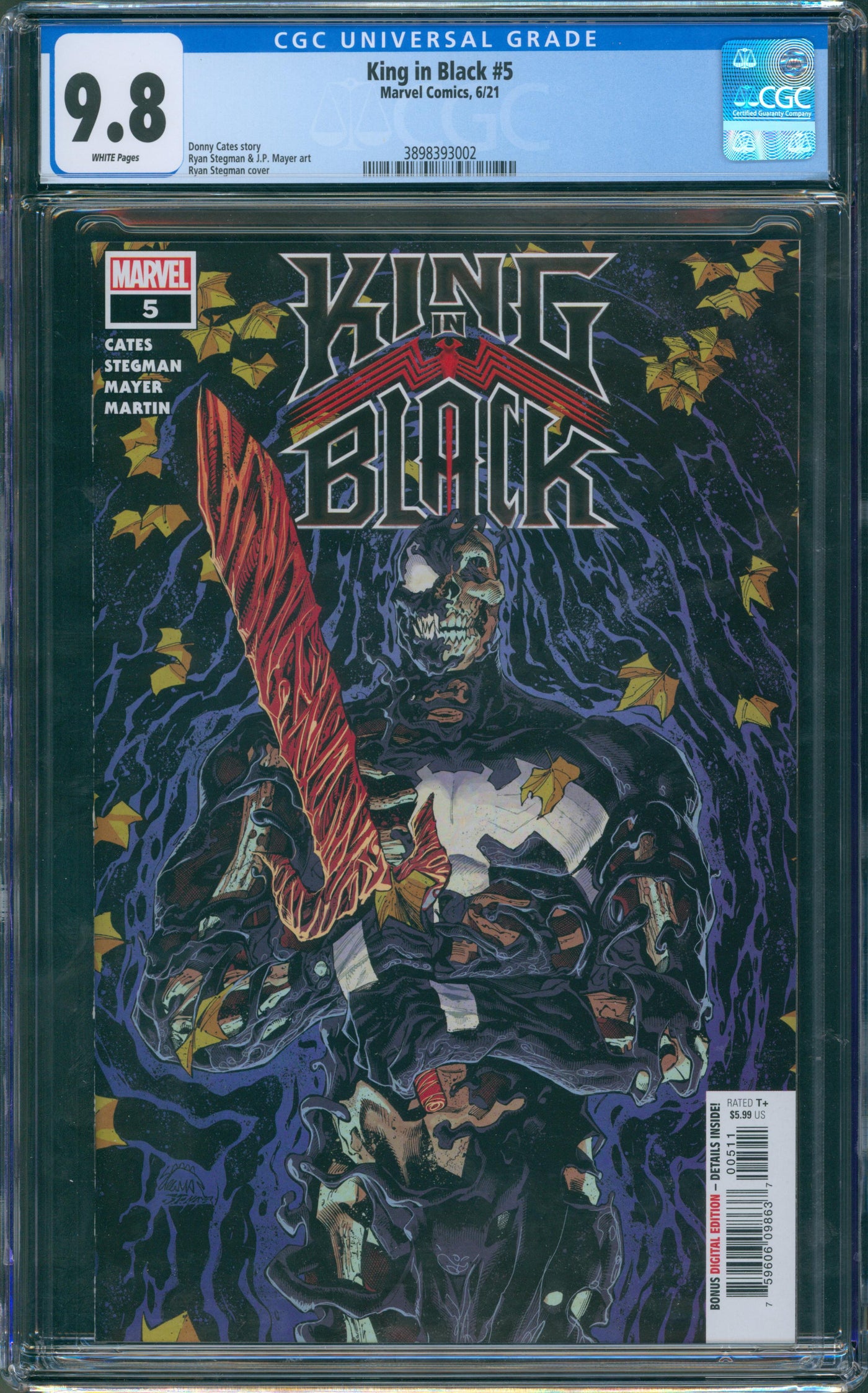 king in black #5 CGC 9.8