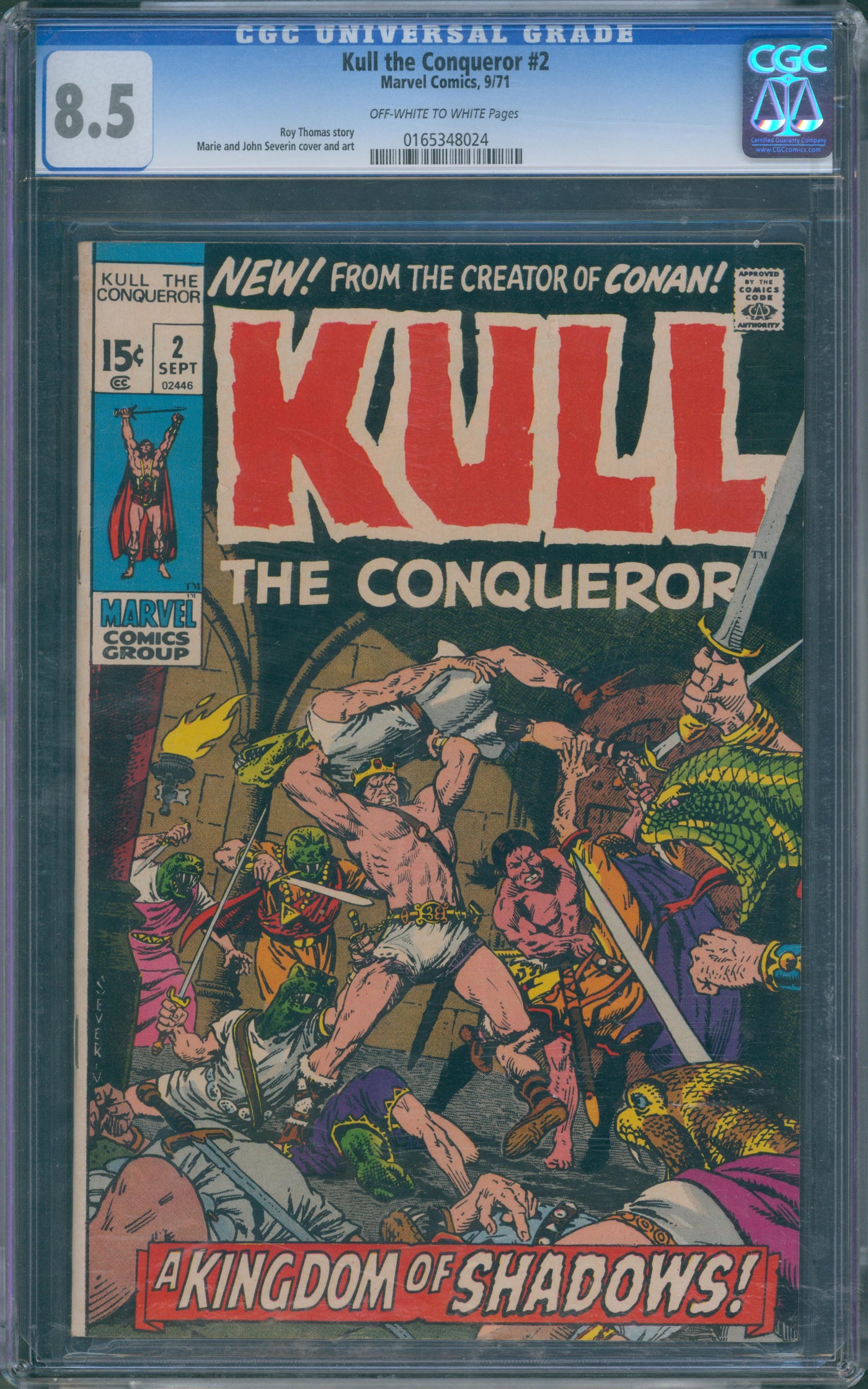 Kull the conqueror #2 CGC 8.5