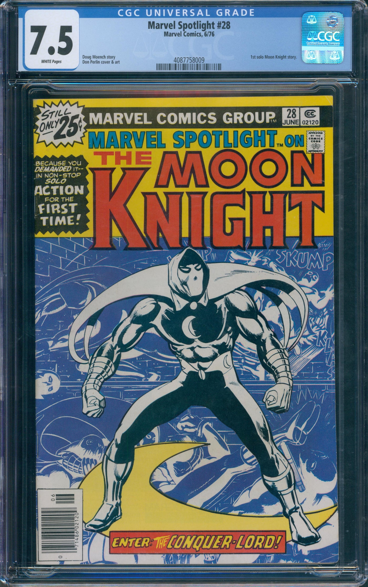 Marvel Spotlight  #28 CGC 7.5