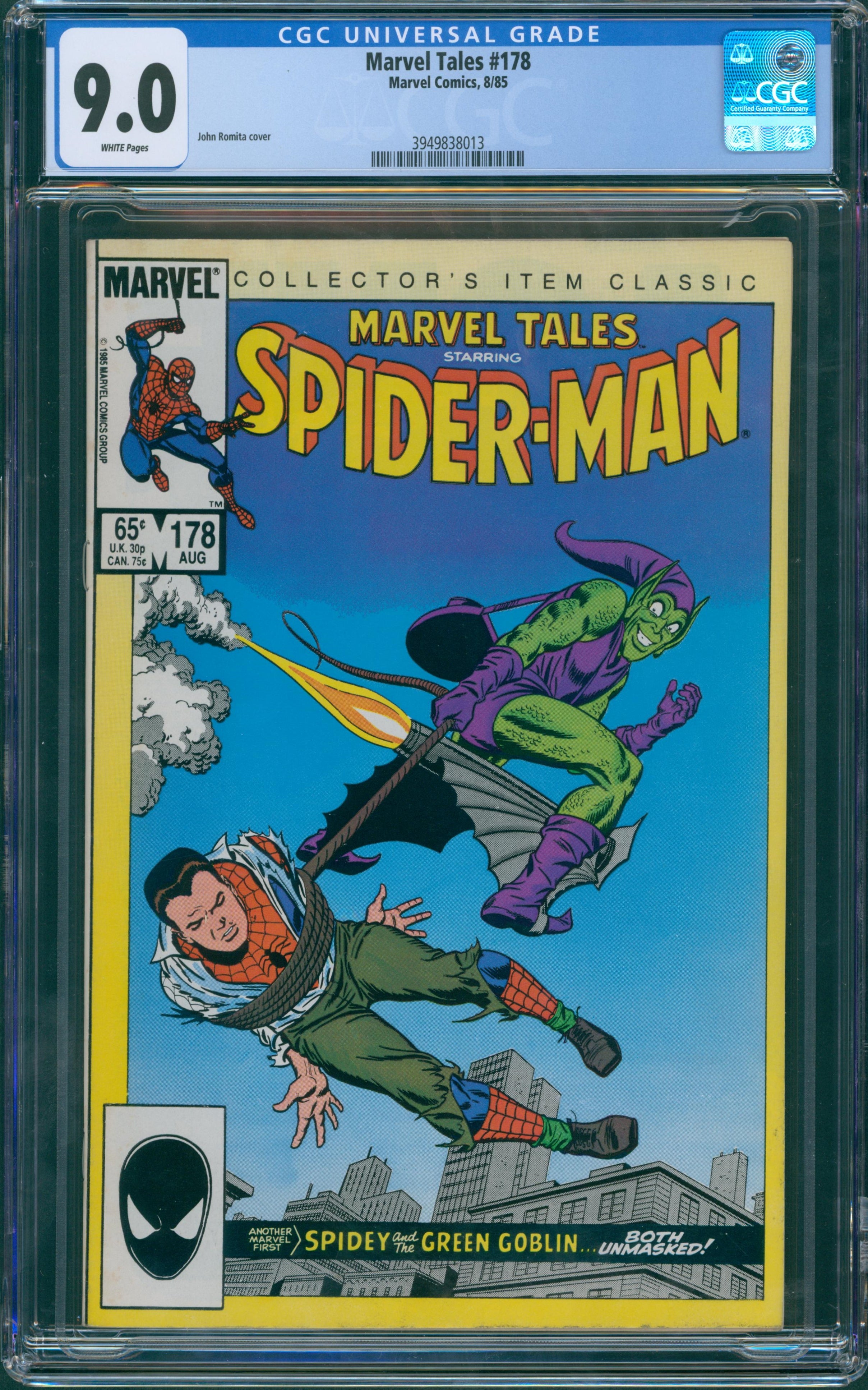 Marvel Tales #178 CGC 9.0