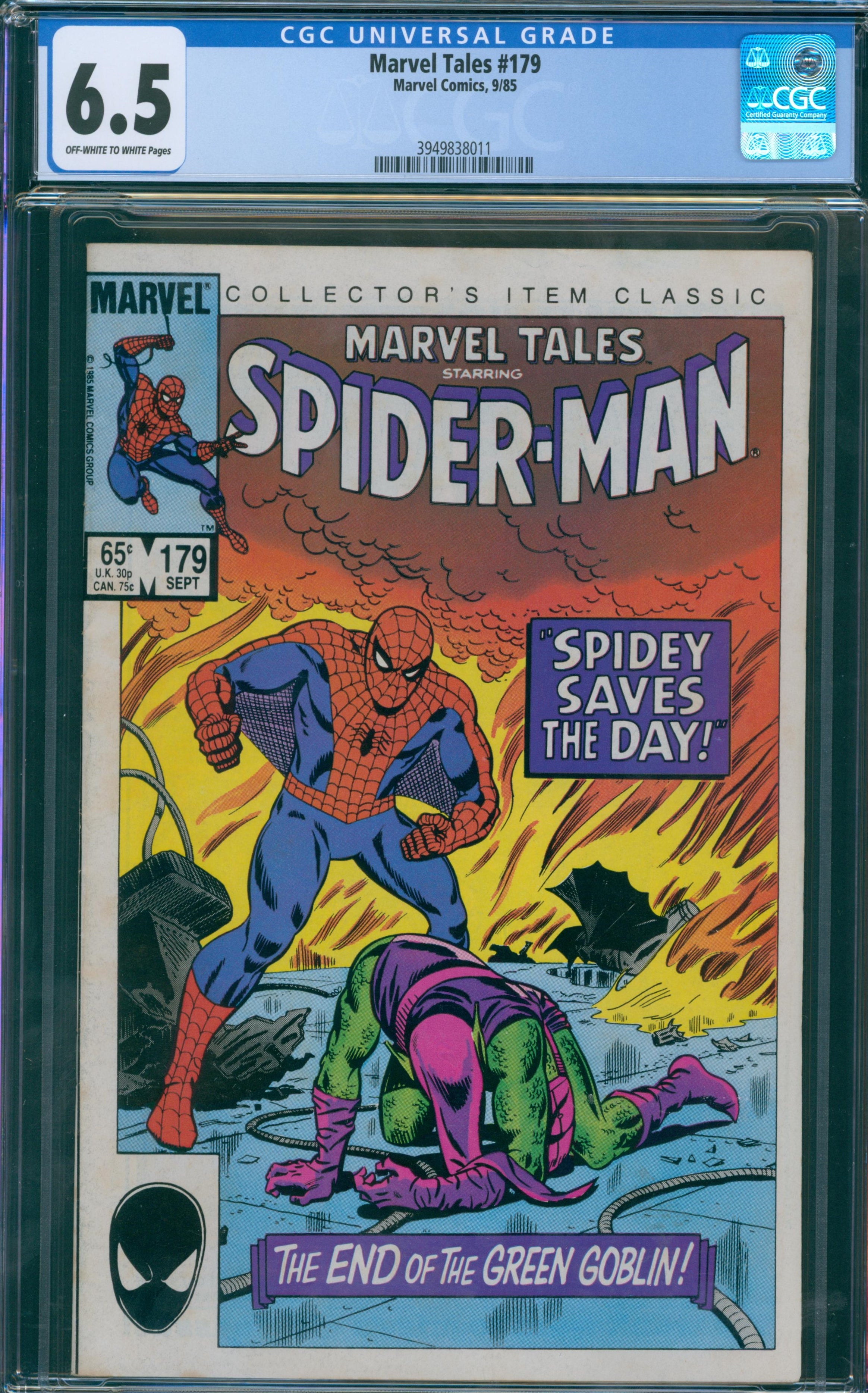 Marvel Tales #179 CGC 6.5