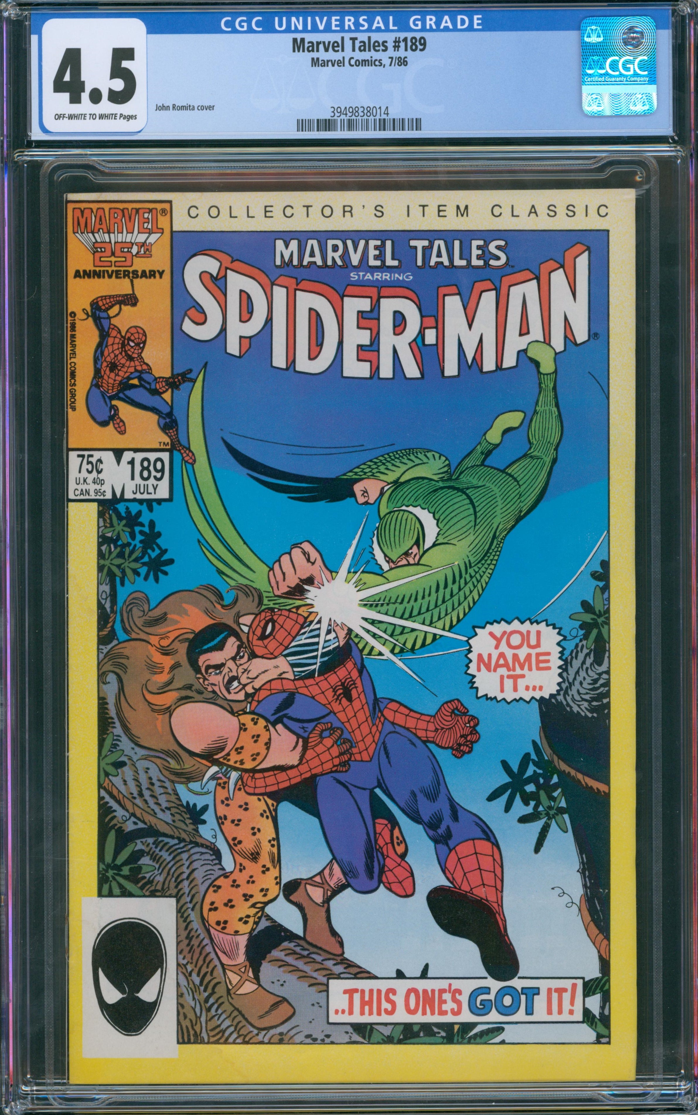 Marvel Tales #189 CGC 4.5