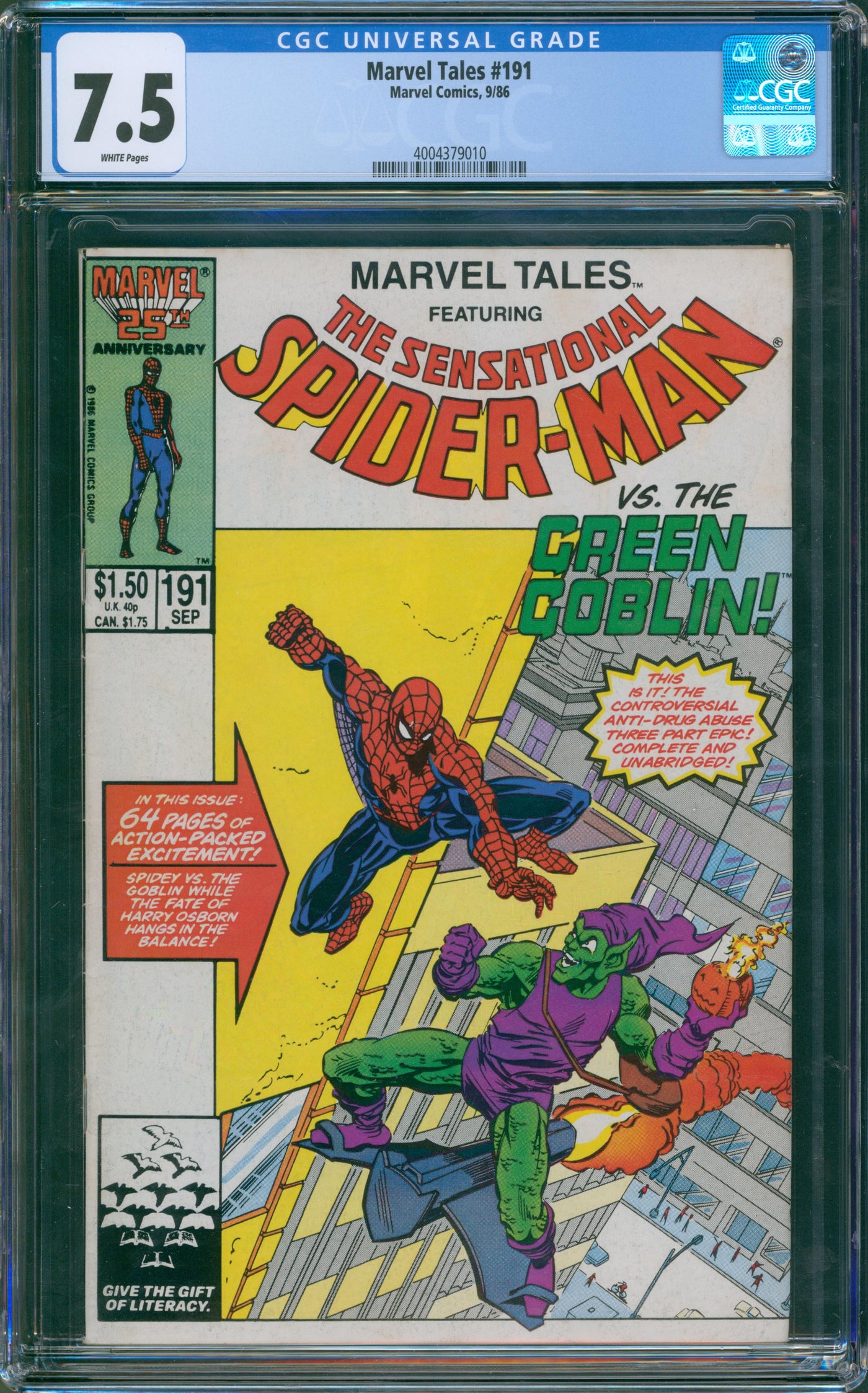 Marvel Tales #191 CGC 7.5