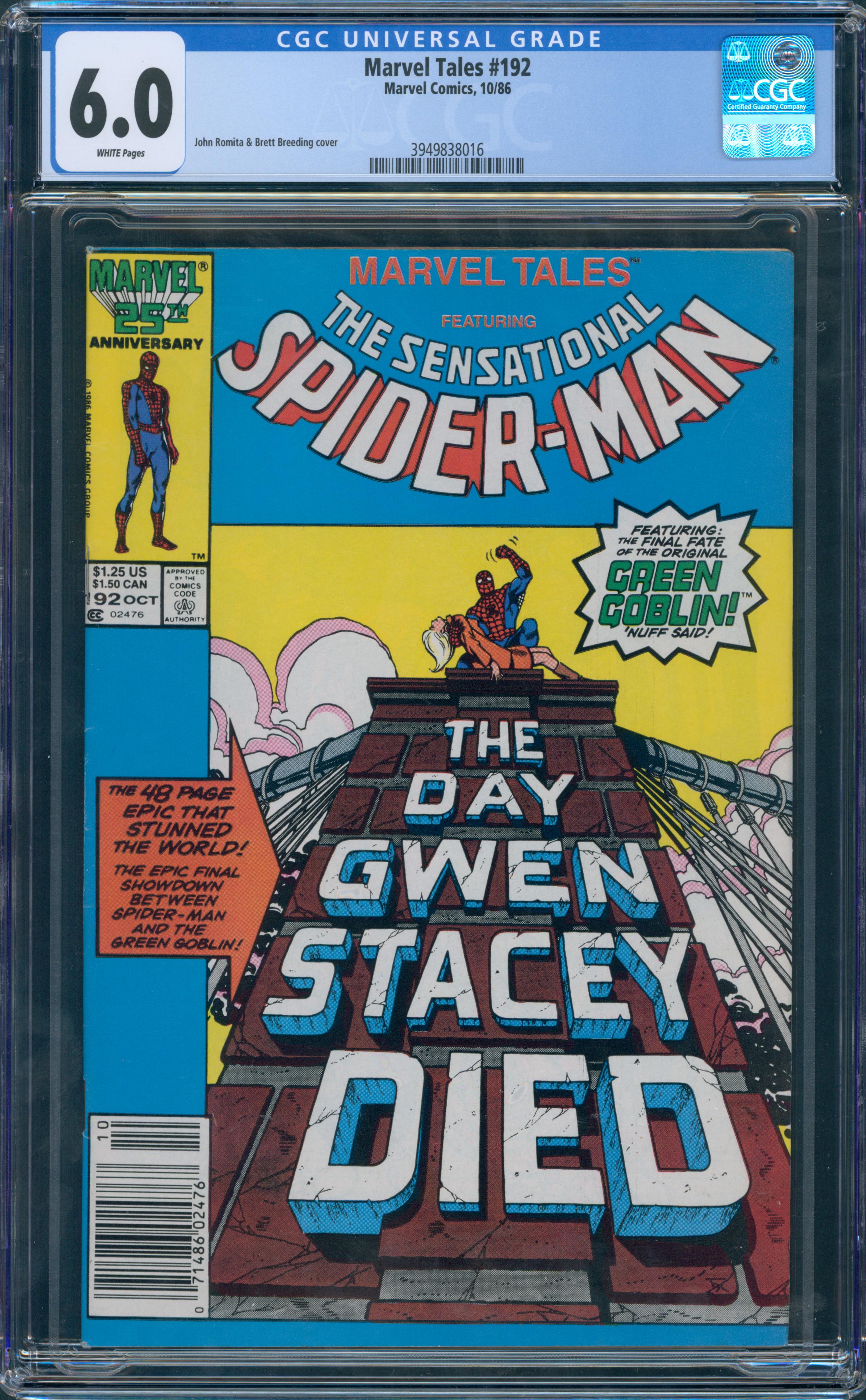 Marvel Tales #192 CGC 6.0