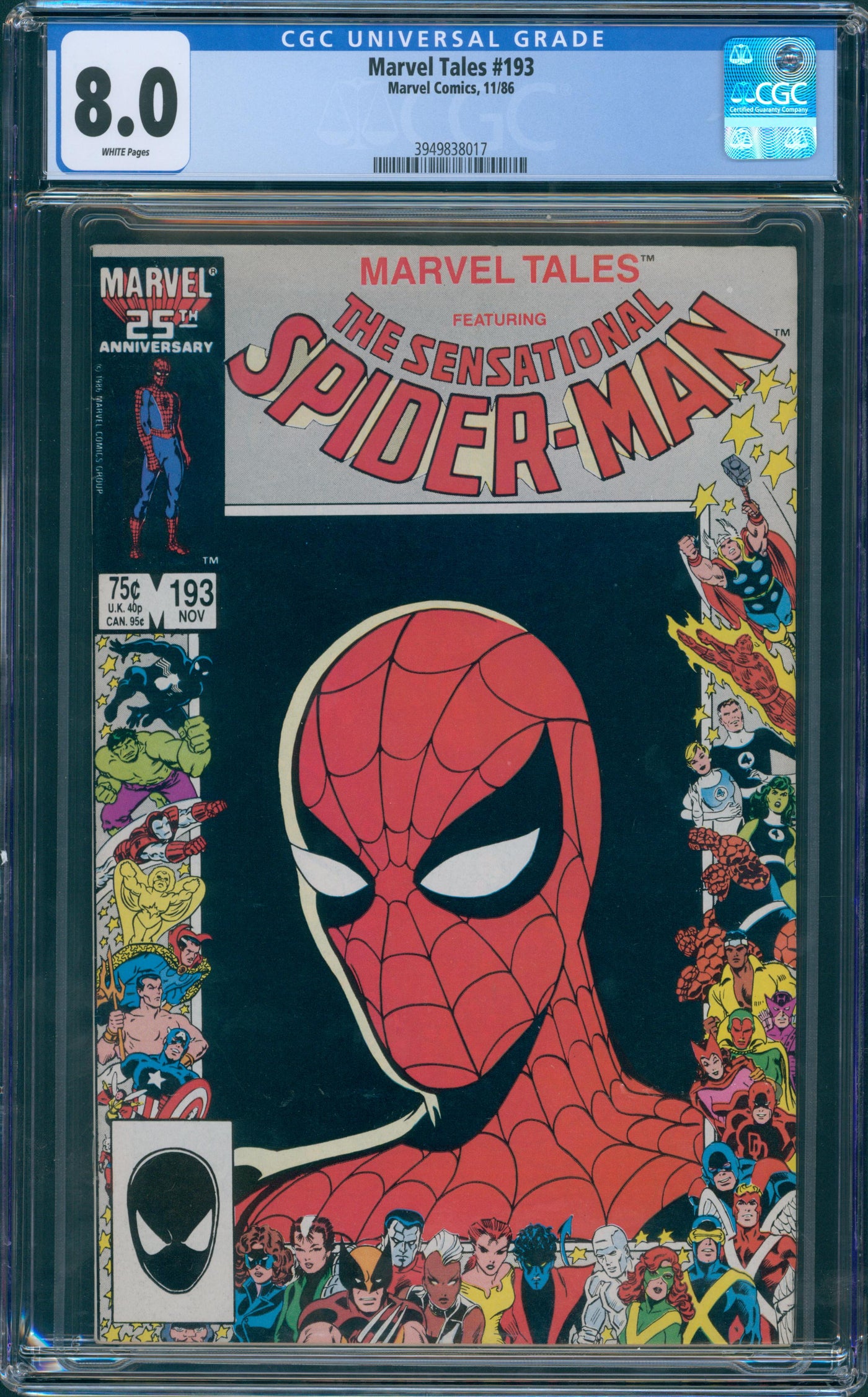 Marvel Tales #193 CGC 8.0