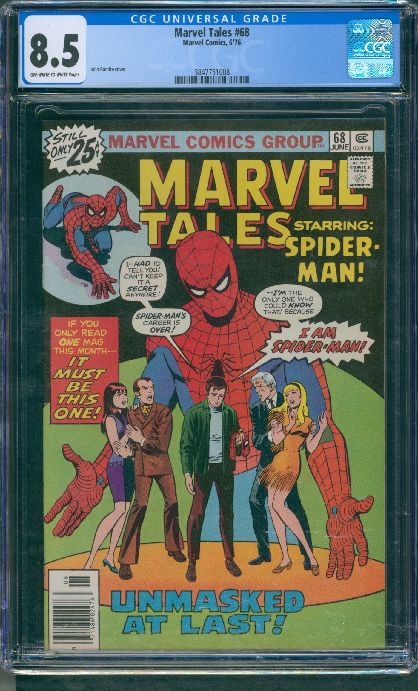 Marvel Tales #68 CGC 8.5