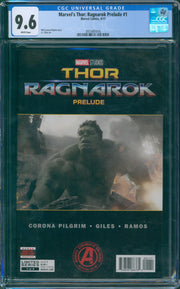 Marvel's Thor: Ragnarok Prelude #1 CGC 9.6