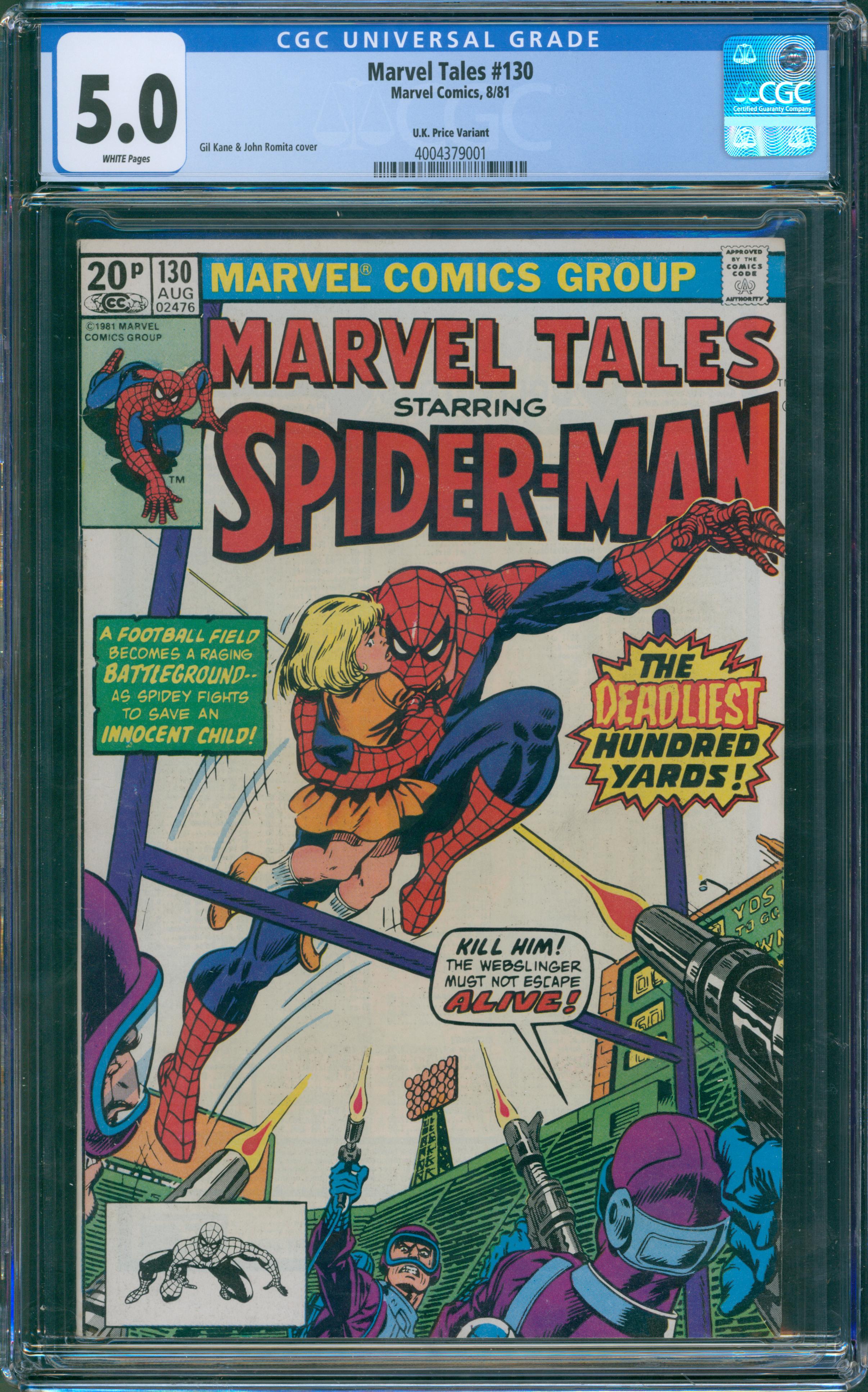 Marvel Tales #130 CGC 5.0