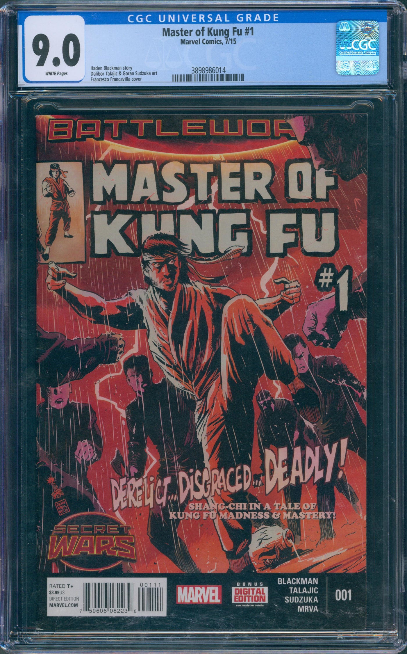 Master of Kung Fu #1 CGC 9.0