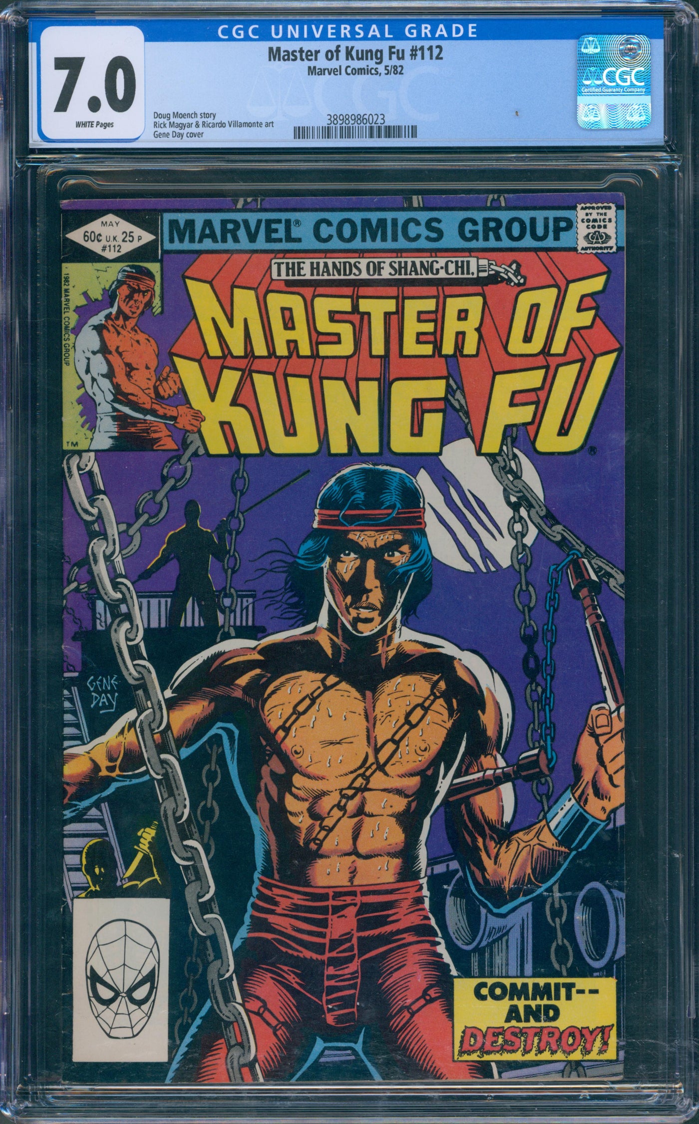 Master of Kung Fu #112 CGC 7.0