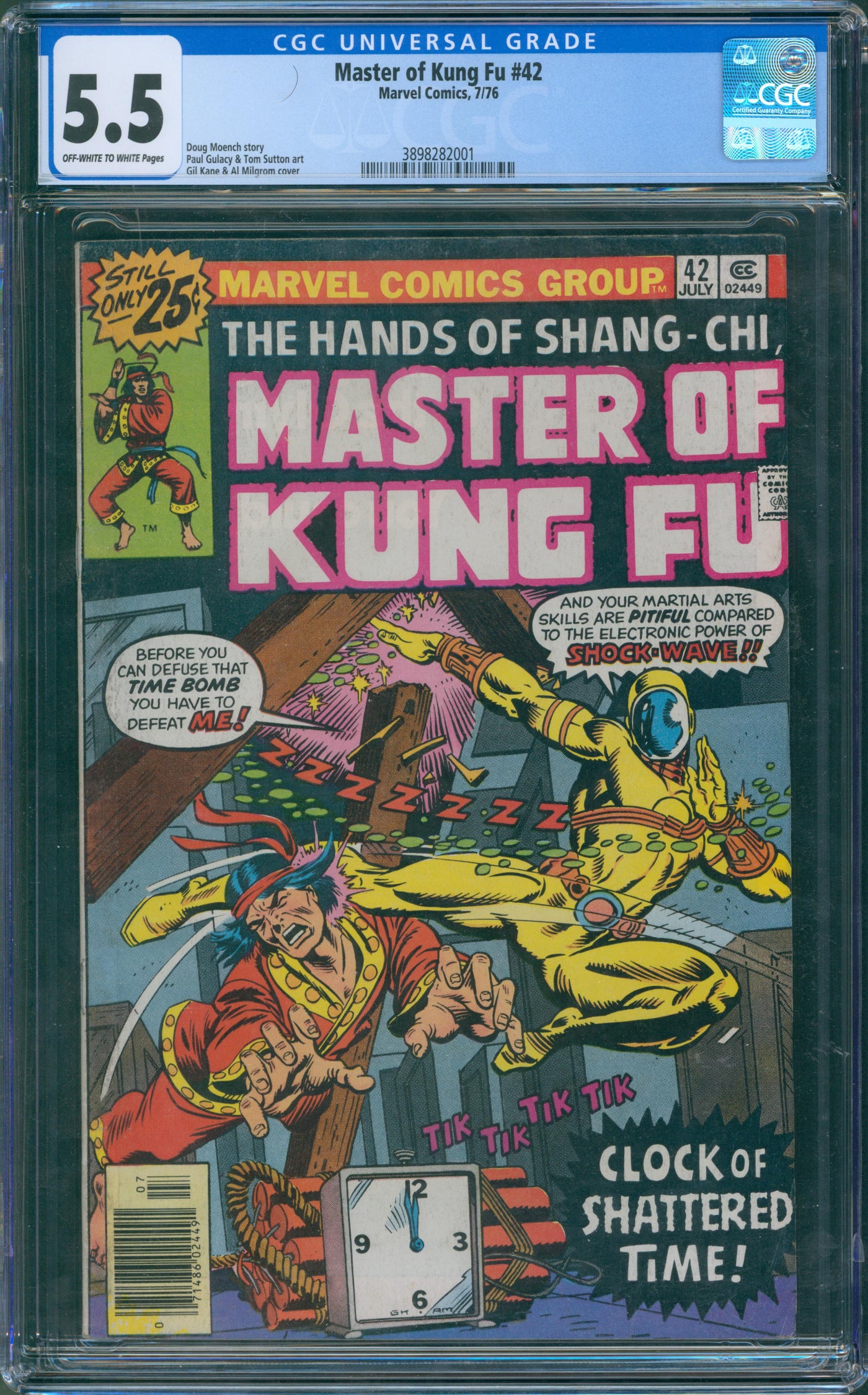 Master of Kung Fu #42 CGC 5.5