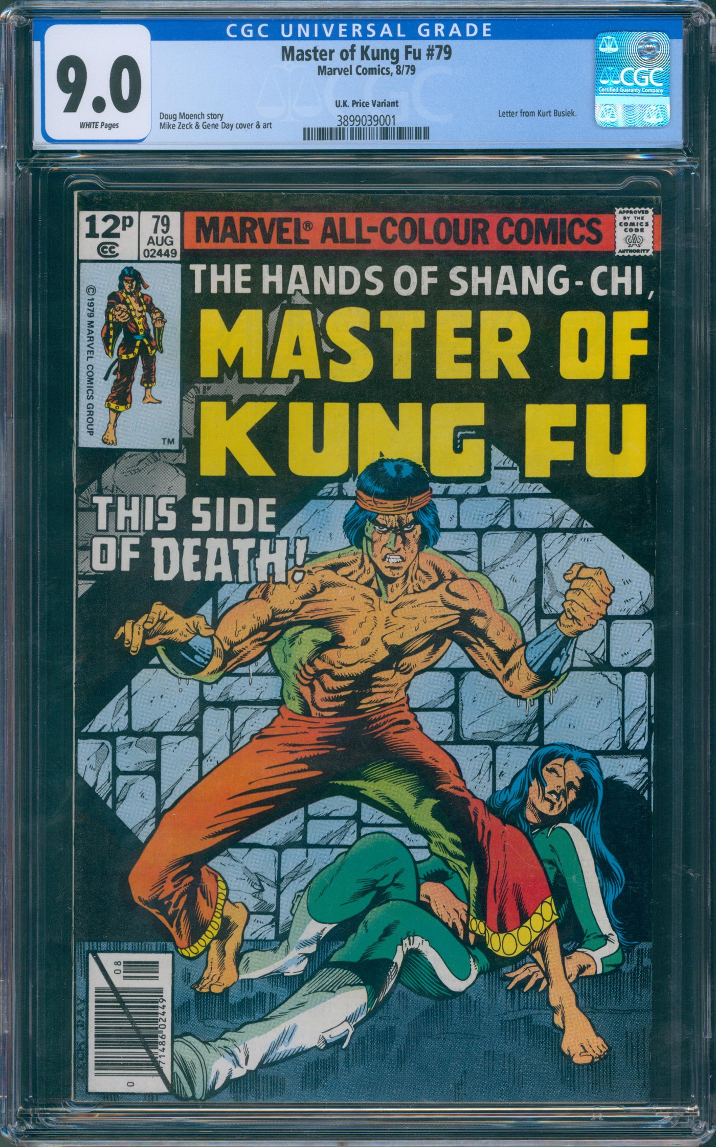 Master of kung Fu #79 CGC 9.0