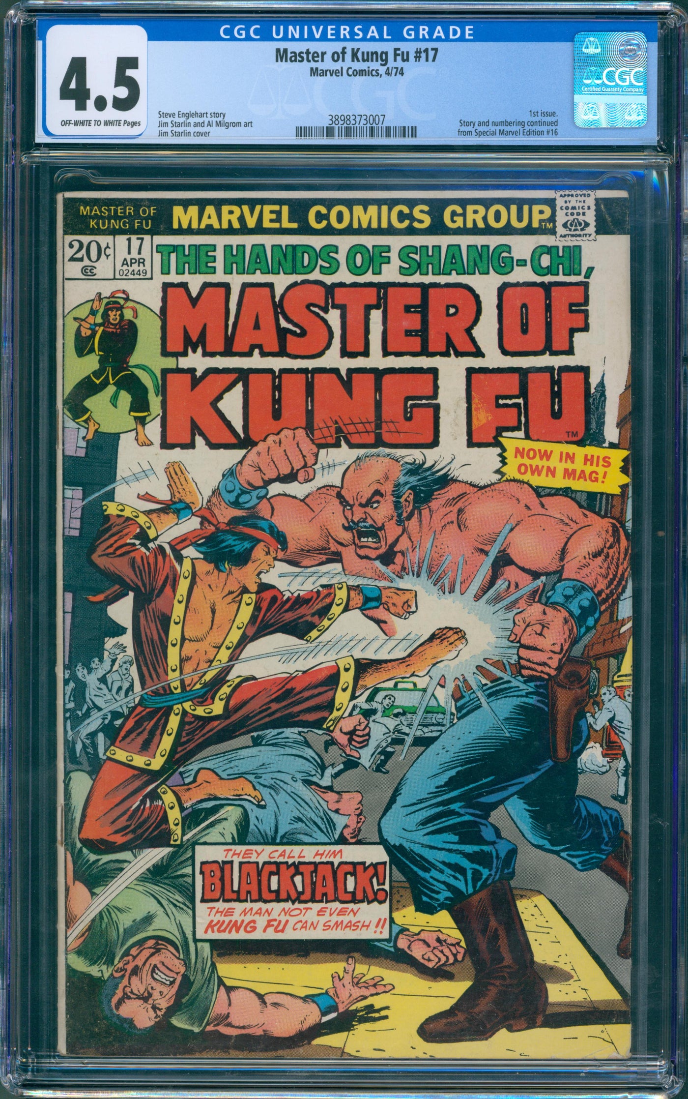 Master of kung Fu #17 CGC 4.5