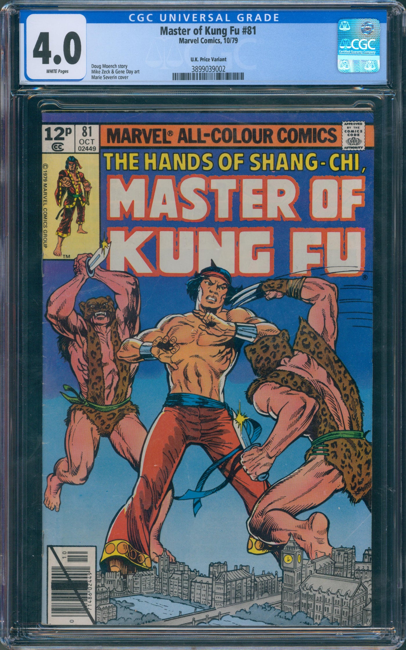 Master of kung Fu #81 CGC 4.0