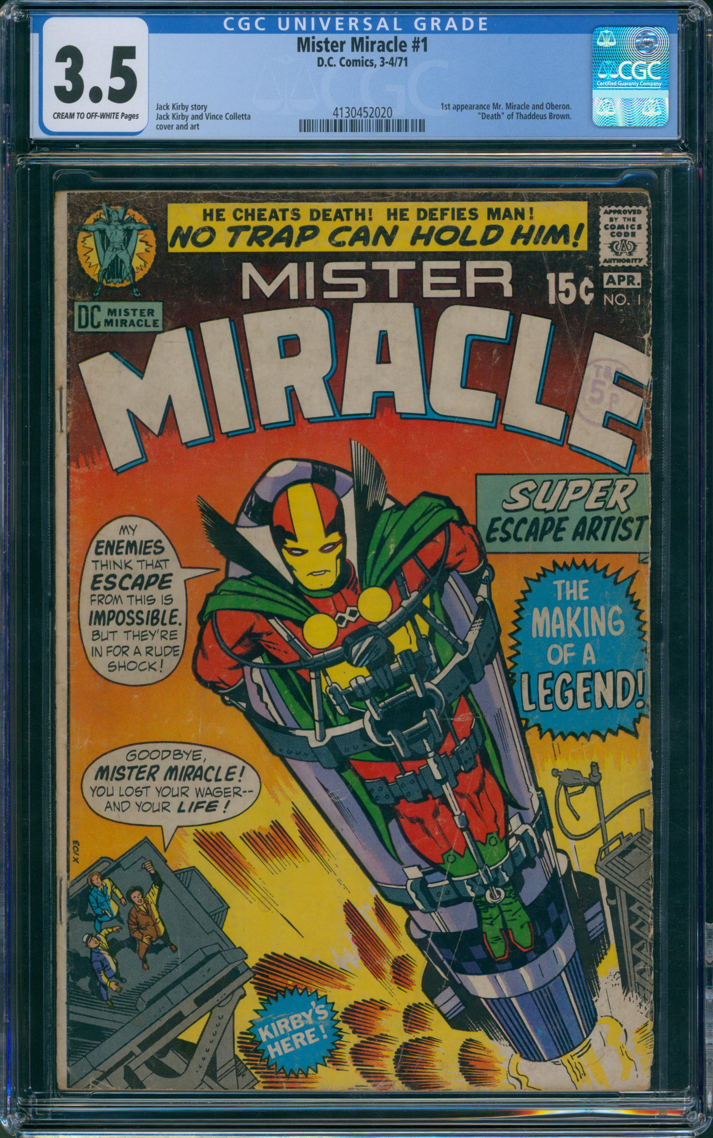 Mister Miracle #1 CGC 3.5