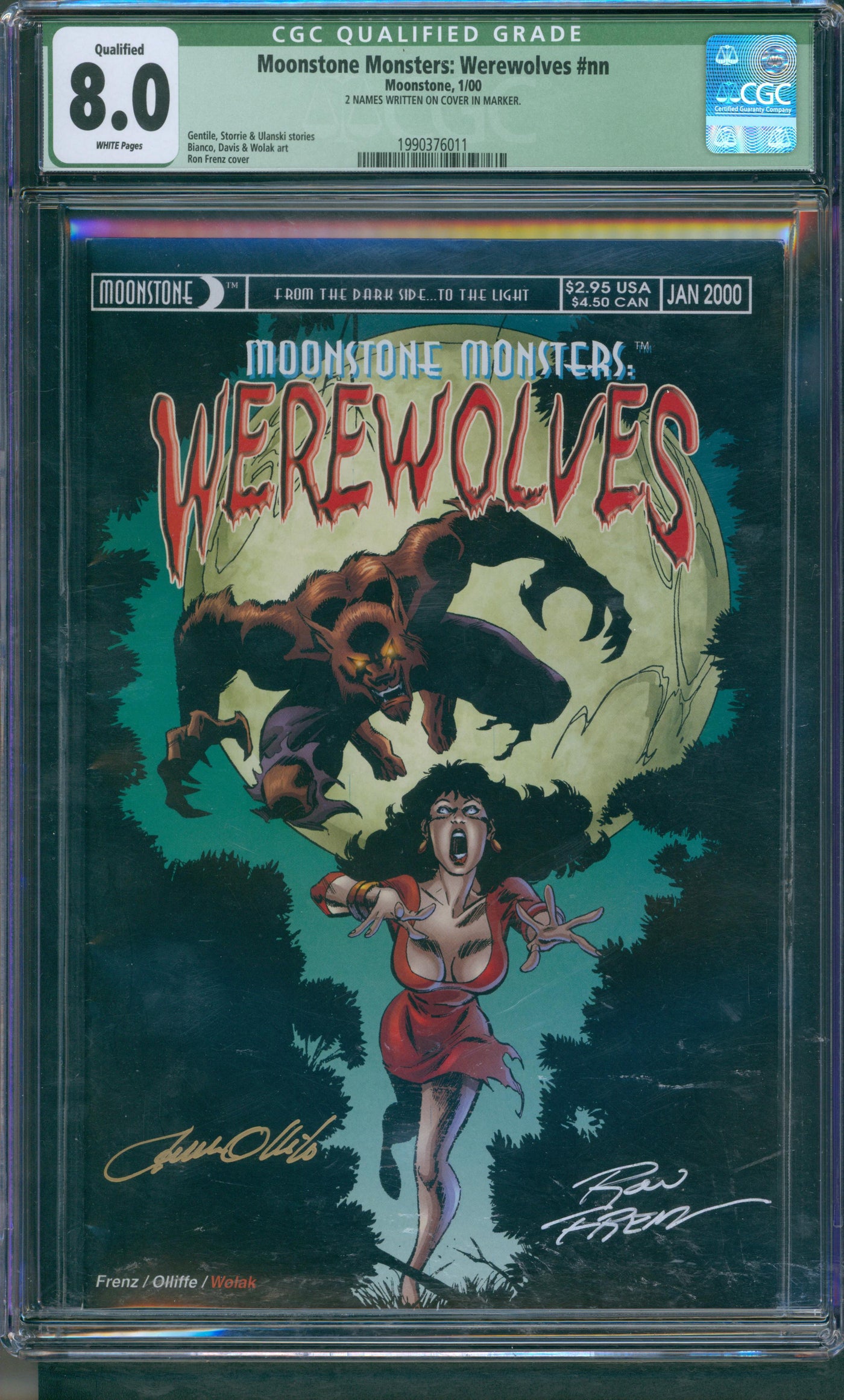 Moonstone Monsters Werewolves #nn CGC 8.0