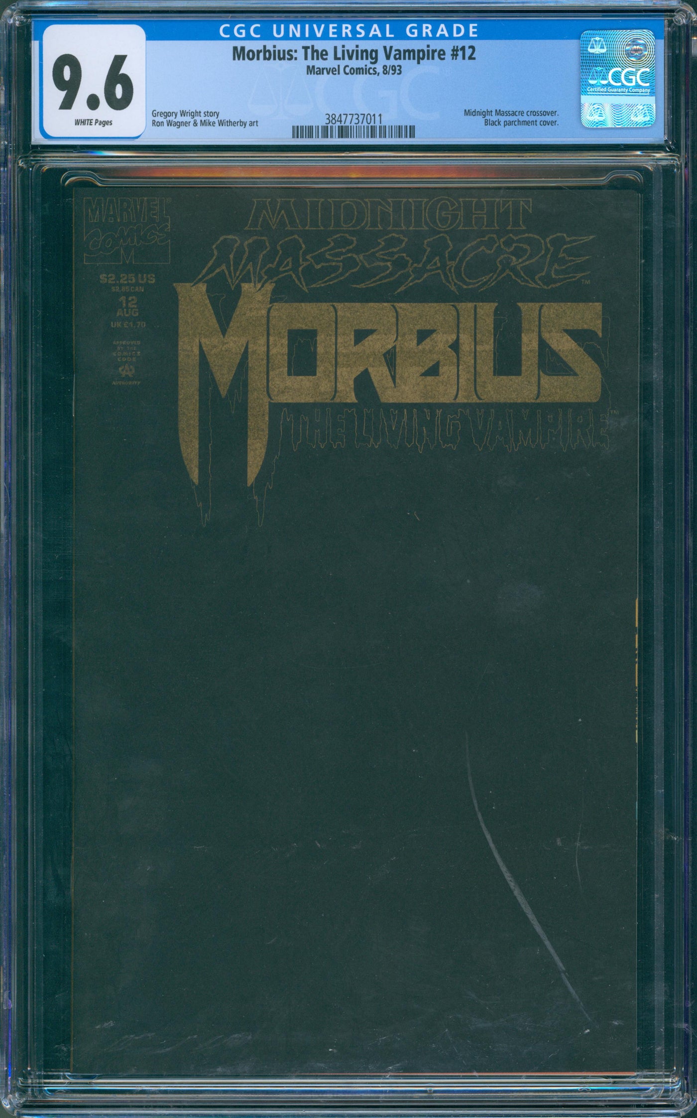 Morbius The living Vampire 12 CGC 9.6