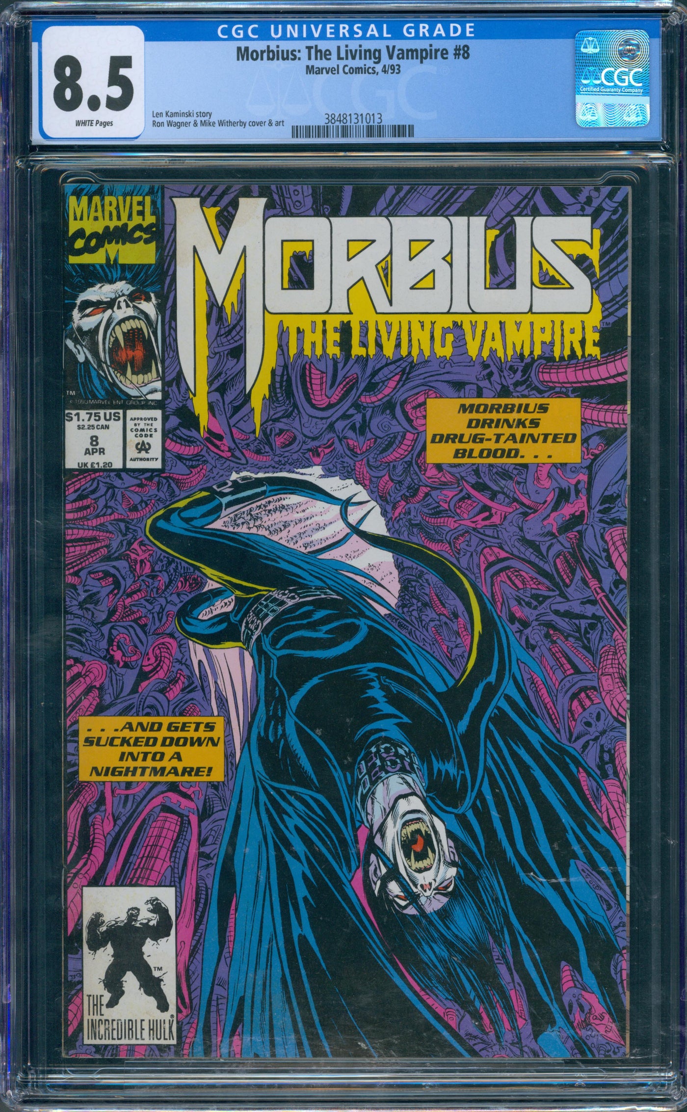 Morbius The Living Vampire #8 CGC 8.5