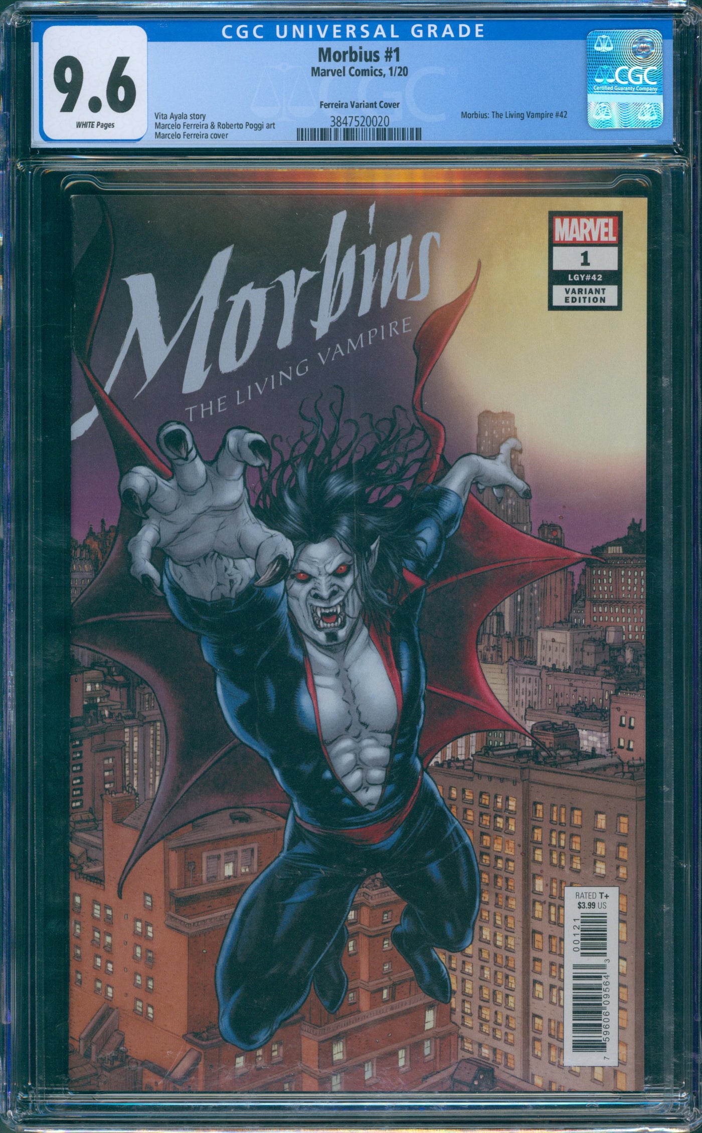 morbius #1 CGC 9.6