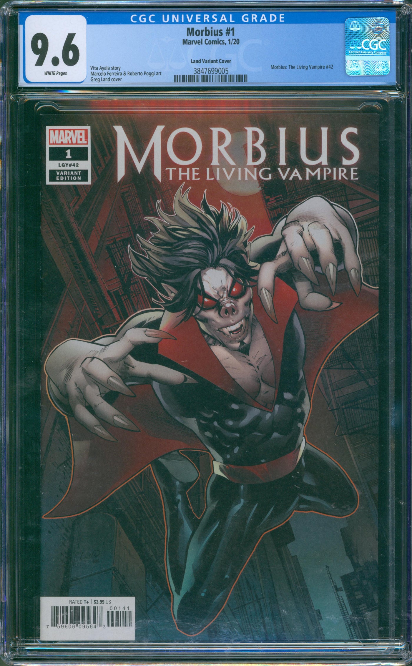 morbius #1 CGC 9.6