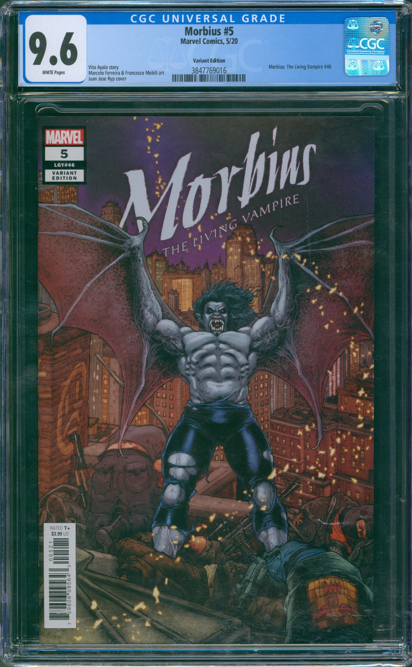 morbius #5 CGC 9.6