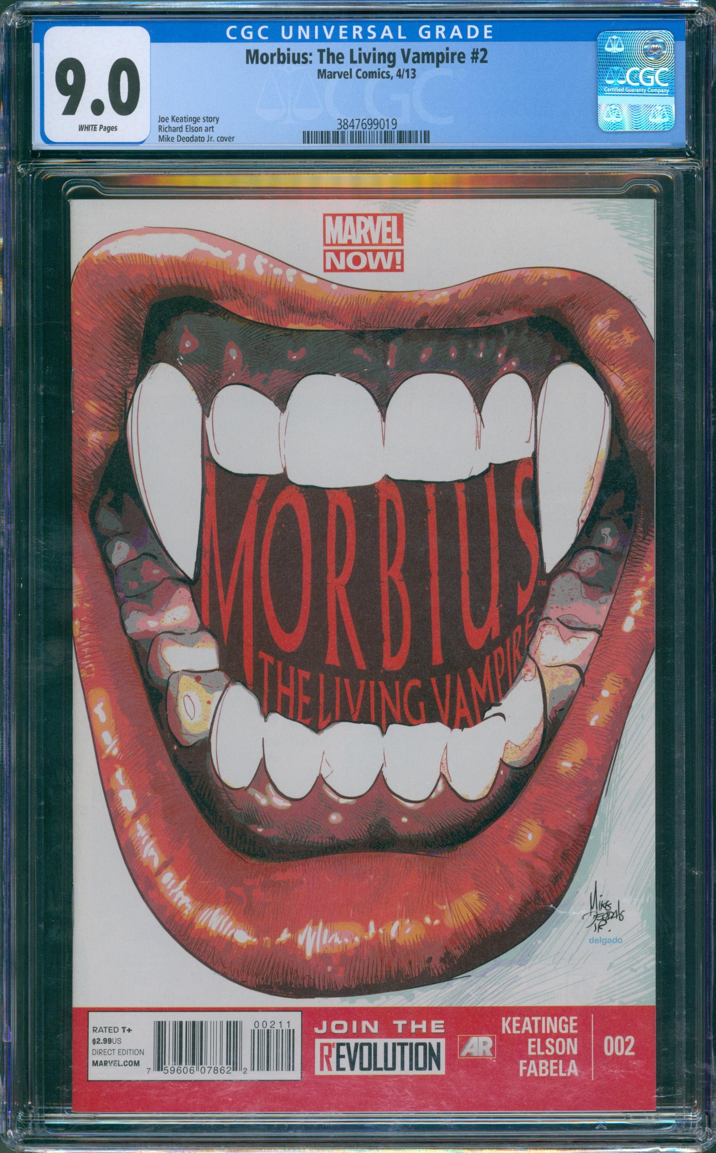 Morbius the Living vampire #2 CGC 9.0