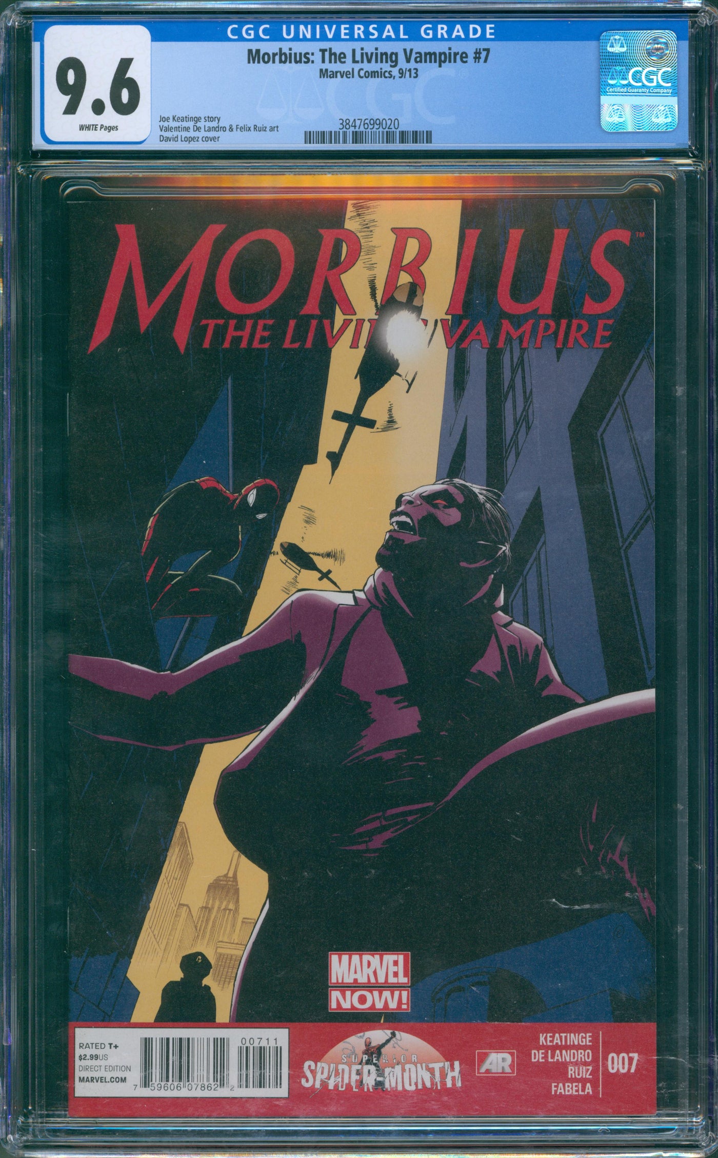 Morbius the Living vampire #7 CGC 9.6