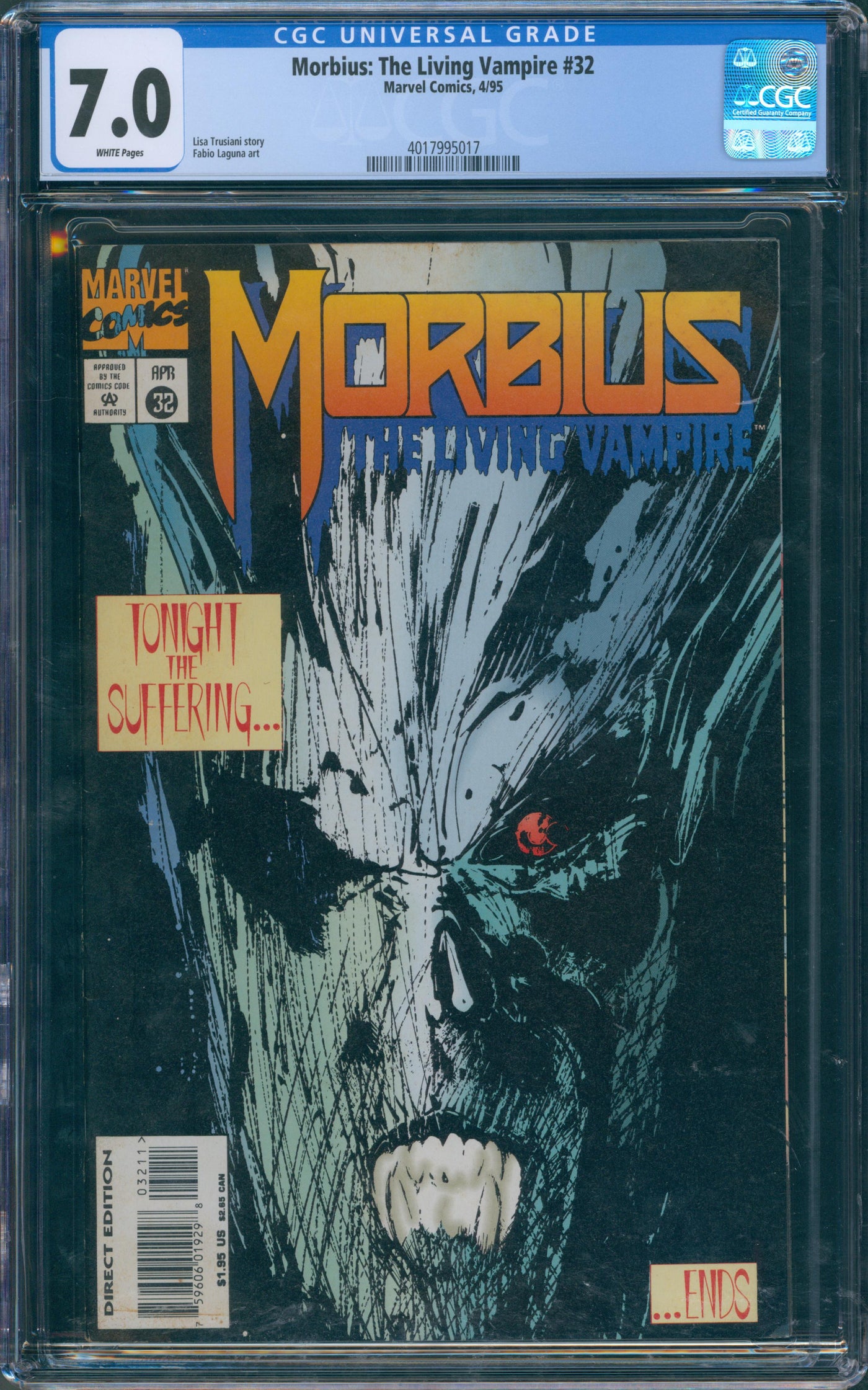 Morbius The living vampire #32 CGC 7.0