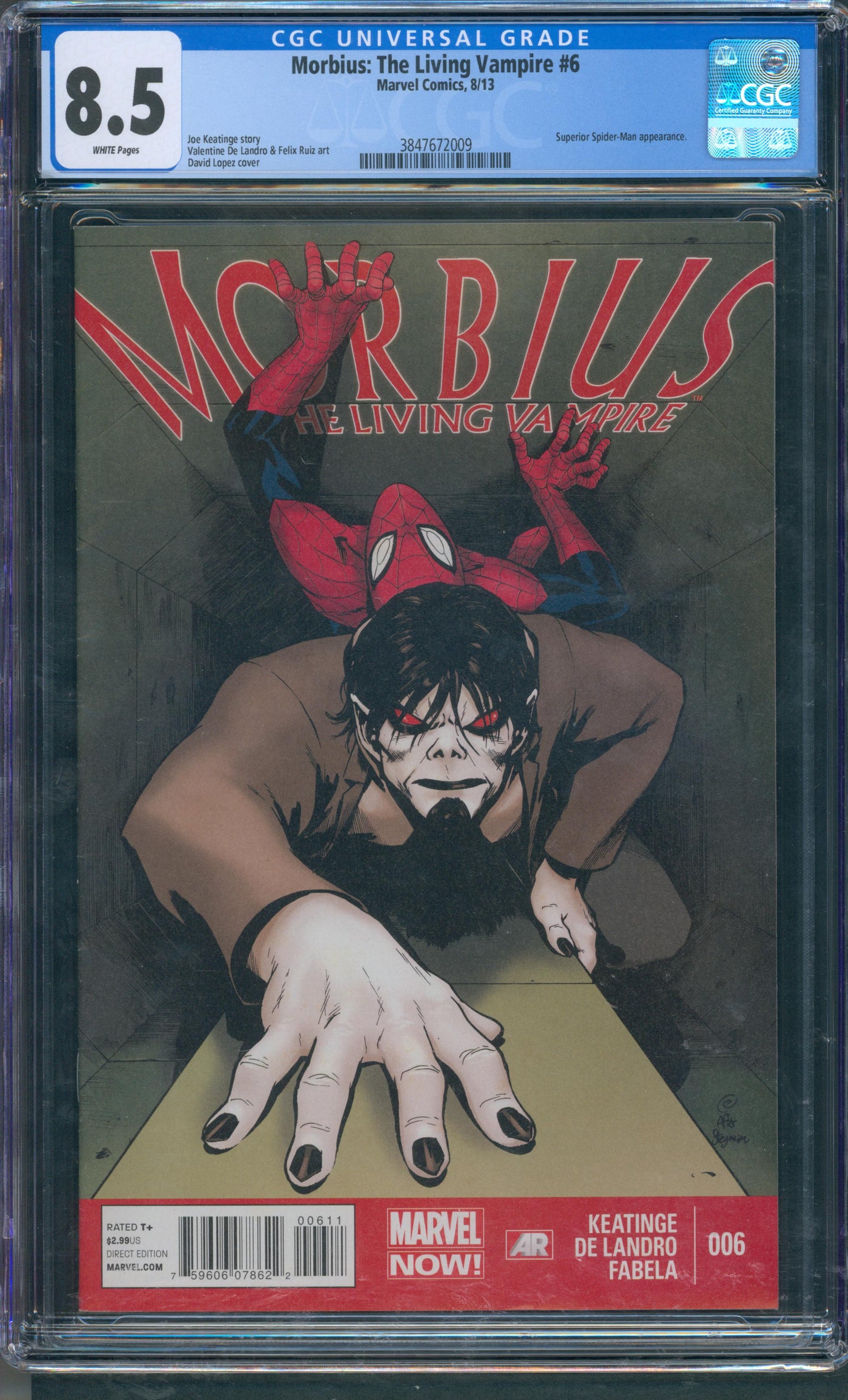 Morbius the Living vampire #6 CGC 8.5